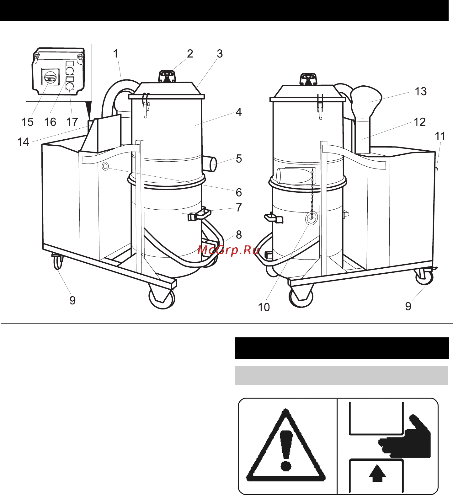 Karcher IV 100/55 H B1 [271/282] Елементи приладу
