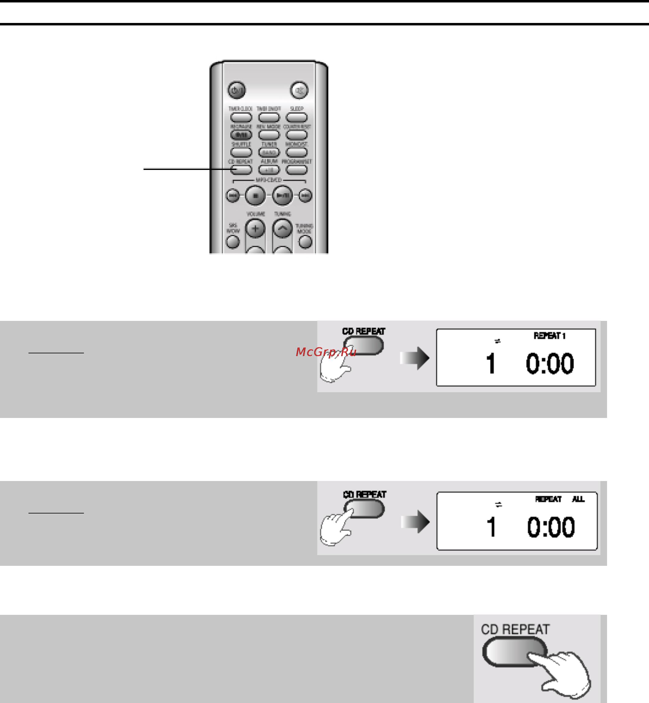 Samsung RCD-Y95 [17/32] Повтор компакт диска