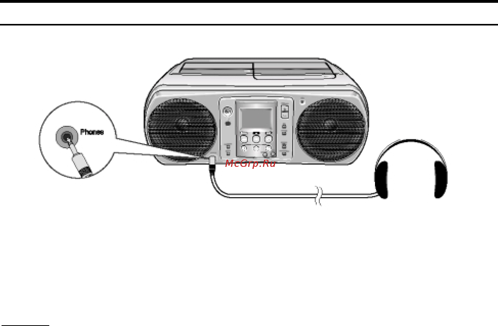 Samsung RCD-Y65 [27/31] Подключение наушников