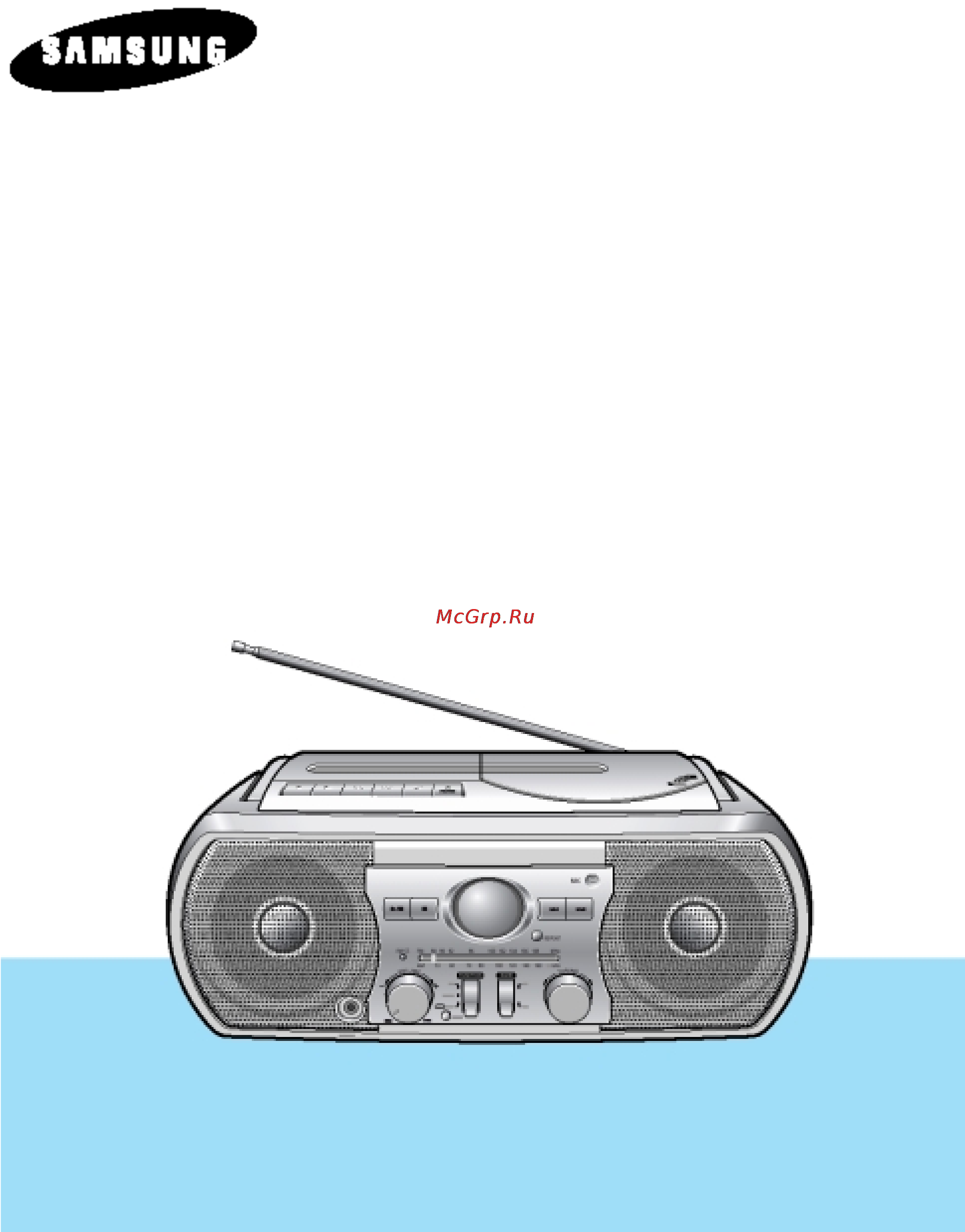 Samsung RCD-Y40 Инструкция по эксплуатации онлайн