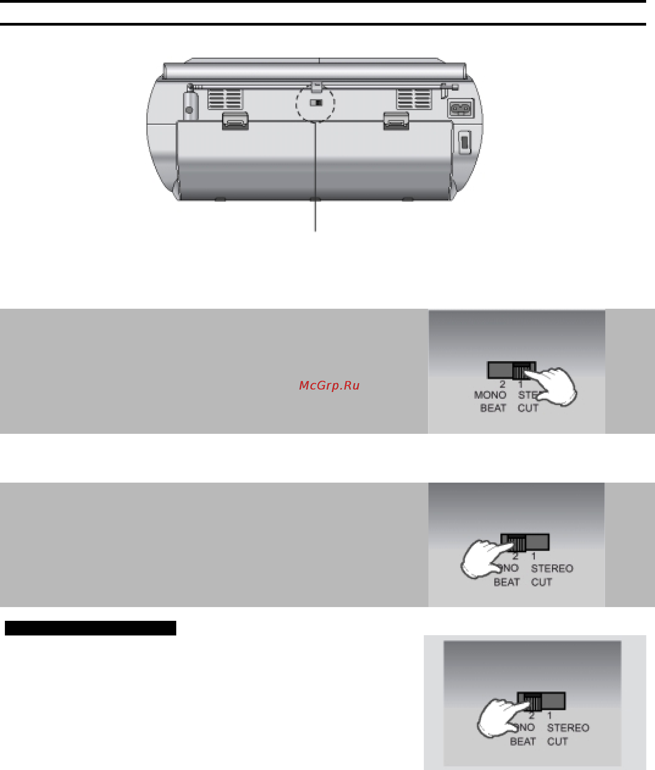 Samsung RCD-Y40 [7/20] Прослушивание передач в режиме стерео или моно
