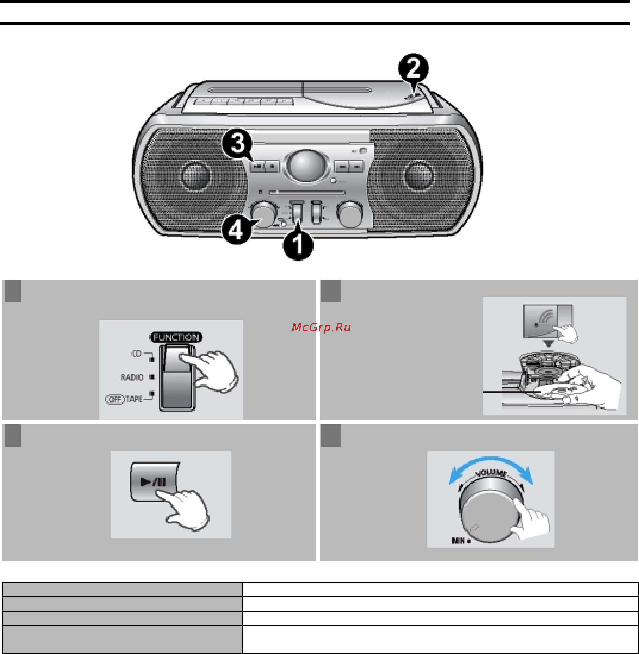 Samsung RCD-Y40 [9/20] Прослушивание компакт диска