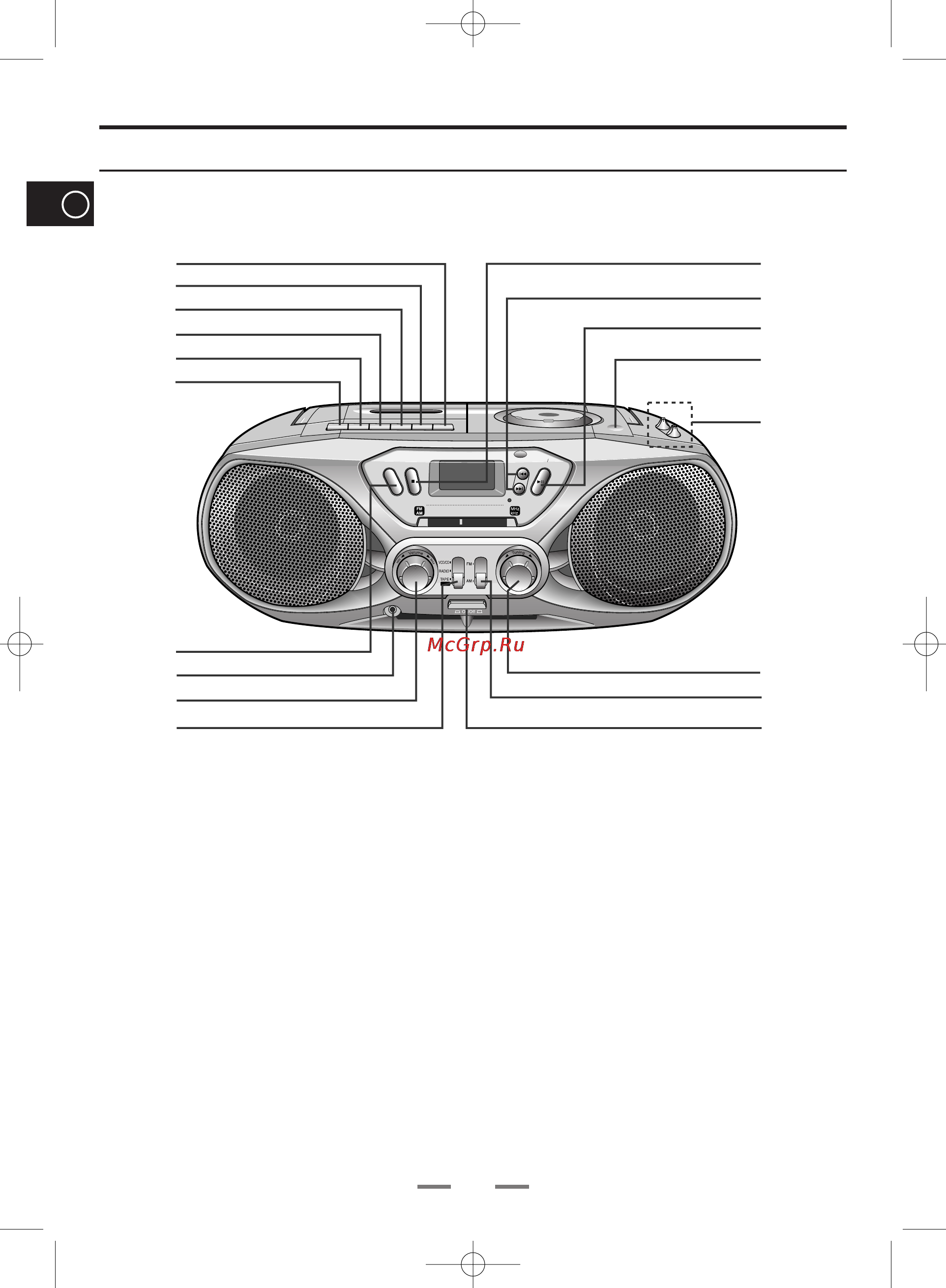 Samsung RCD-VS30 [4/38] Вид передней панели