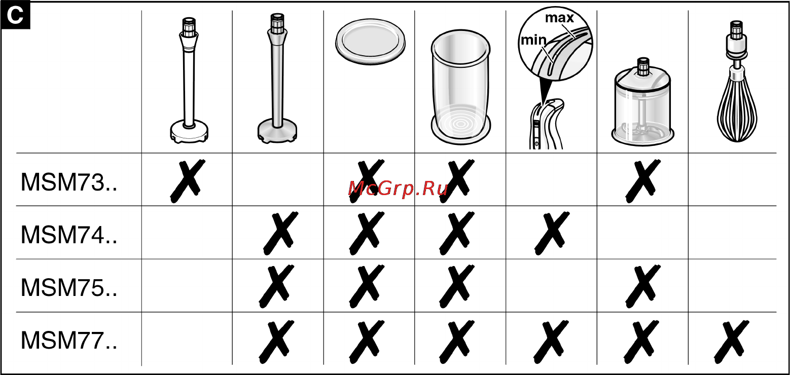 Bosch MSM 7401 Инструкция по эксплуатации онлайн [8/8] 7370