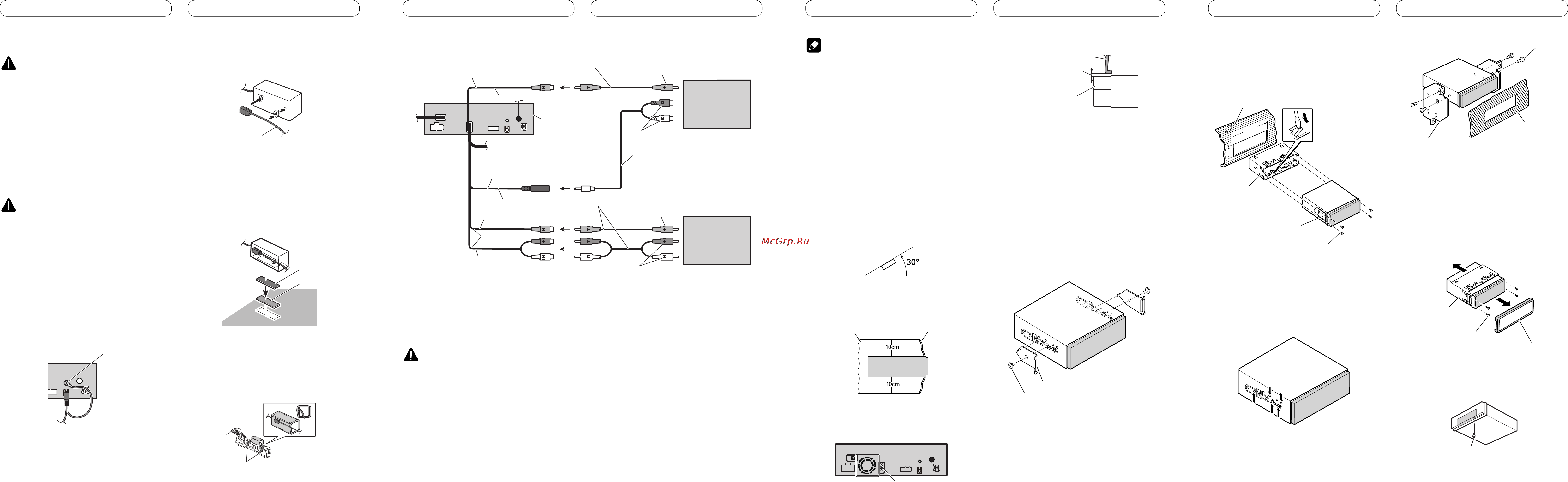Pioneer AVH-P5200BT [3/8] Connecting the units