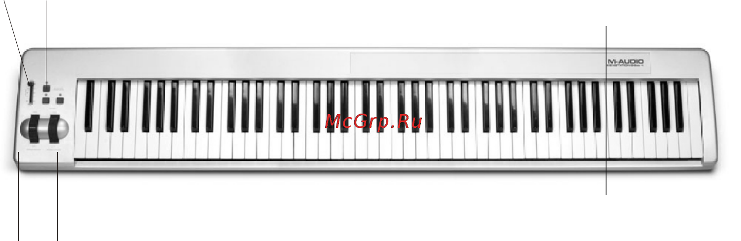 M-Audio KEYSTATION 88ES Инструкция по эксплуатации онлайн