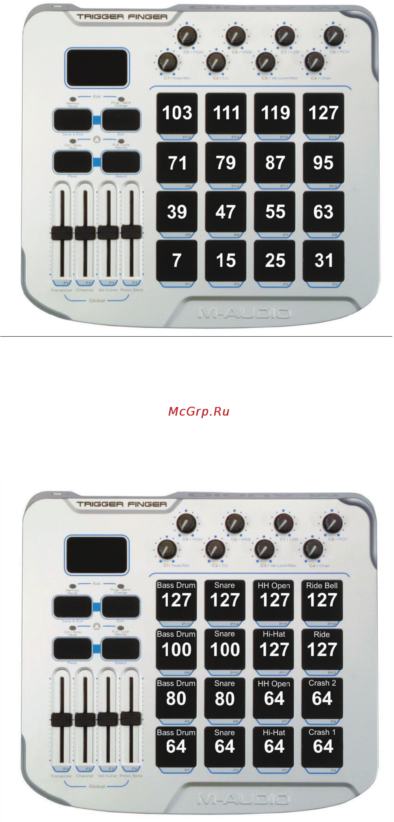 M-Audio TRIGGER FINGER [14/15] Trigger finger руководство пользователя