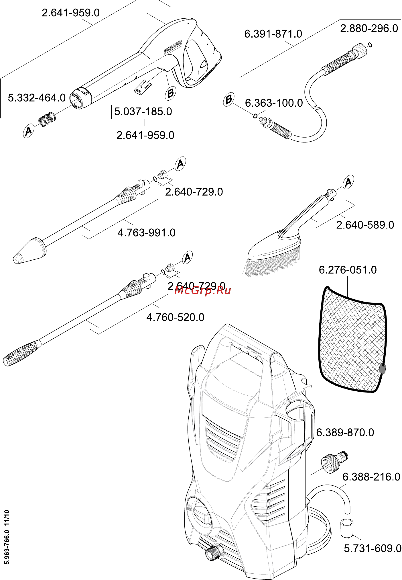 Karcher K 2.120 Инструкция по эксплуатации онлайн [195/196] 7530