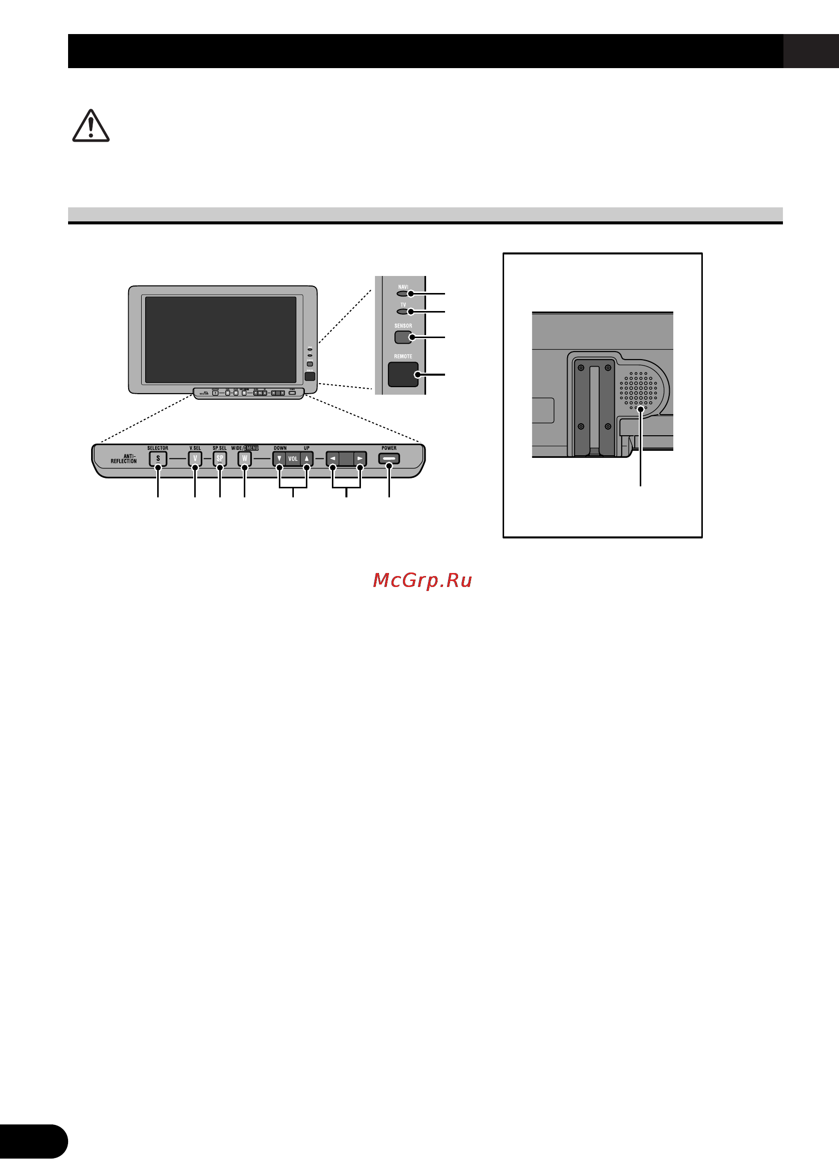 Pioneer AVD-W8000 [6/104] Using the display