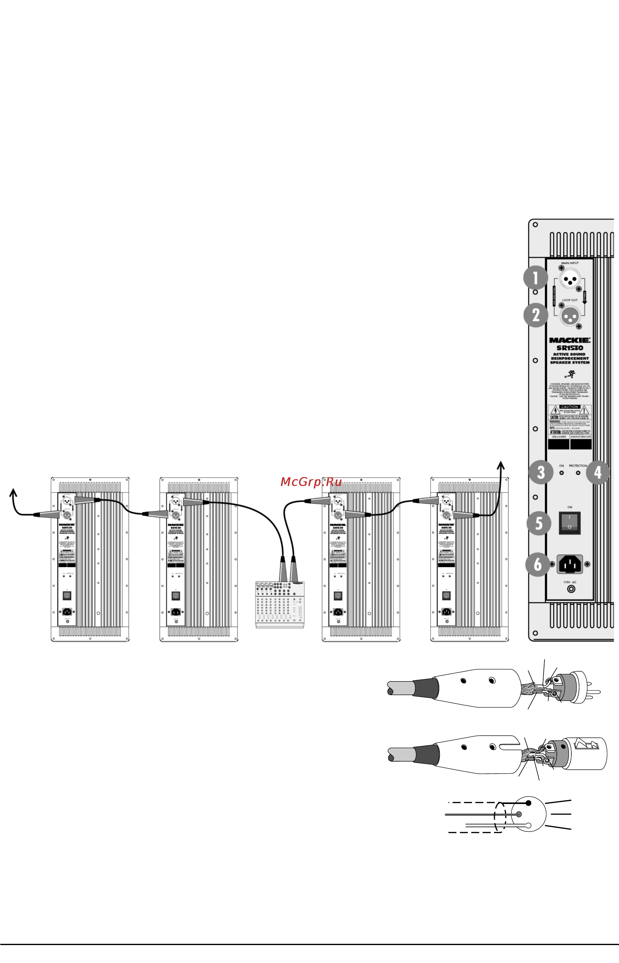 Mackie SR1530 [2/4] Коммутация