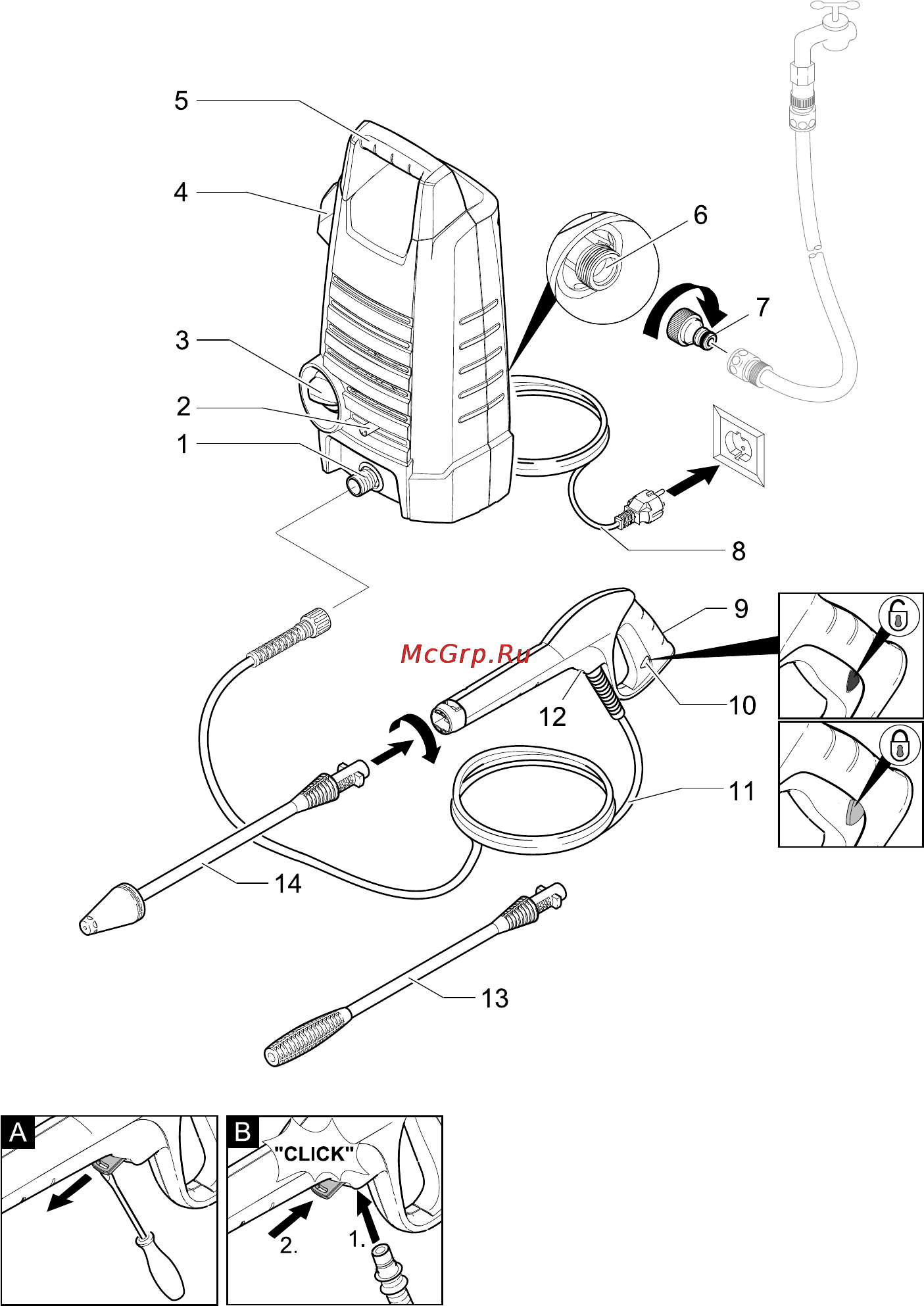 Karcher K 2.14 Инструкция по эксплуатации онлайн [2/192] 7554