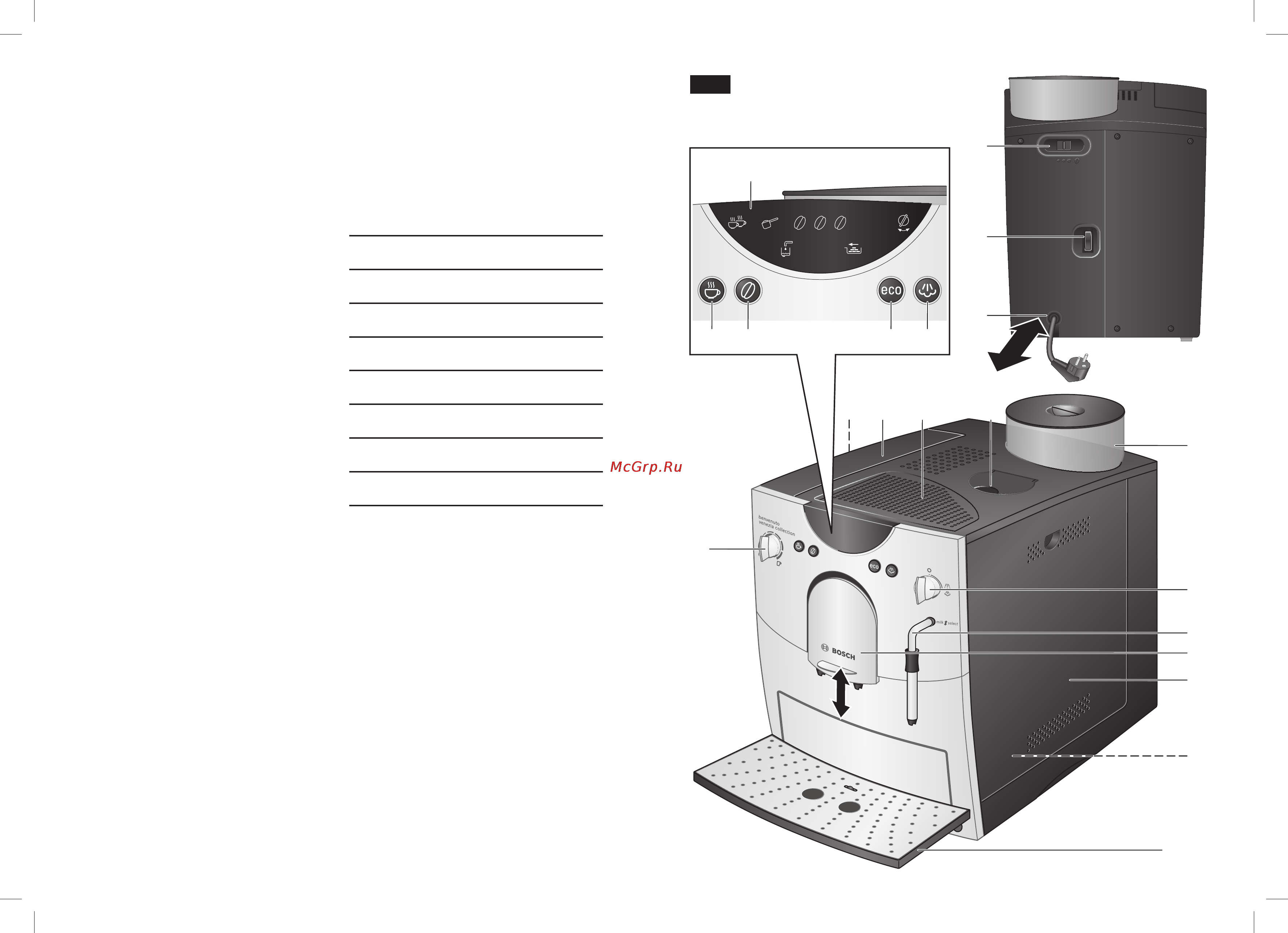 Bosch TCA 5601 Инструкция по эксплуатации онлайн [2/21] 7588