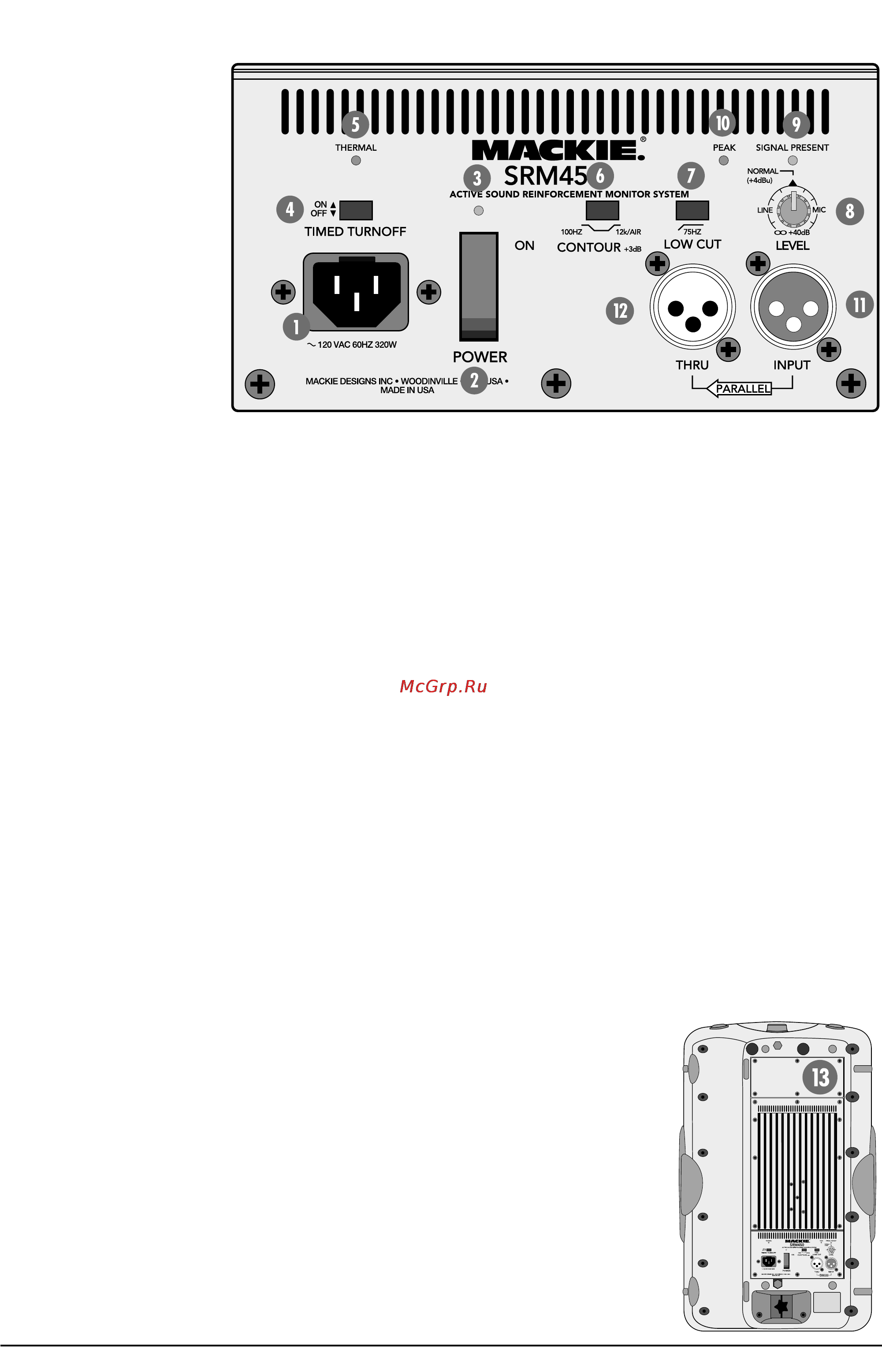 Mackie SRM450 [4/8] Ш111111111111111111111ш1ш 1