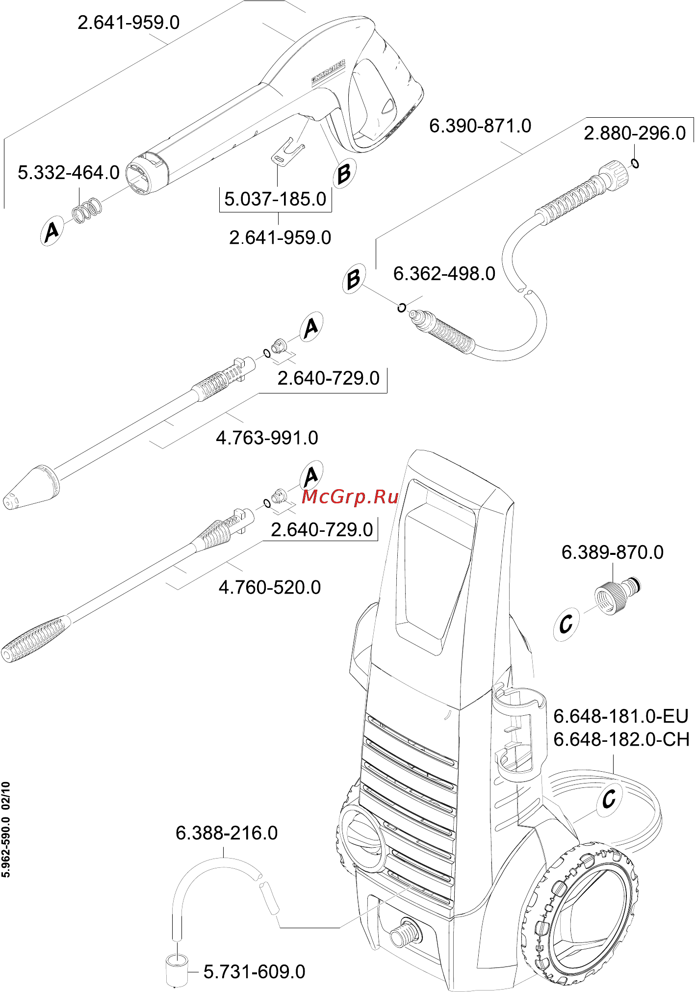 Karcher K 2.38 M Инструкция по эксплуатации онлайн [191/192] 7617