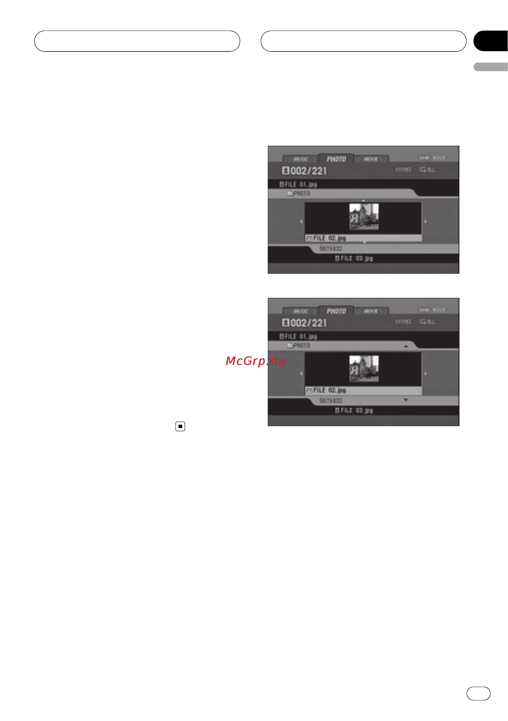 Pioneer DVH-390MP [33/115] Jpeg tiff disc compatibility with this player is limited as follows