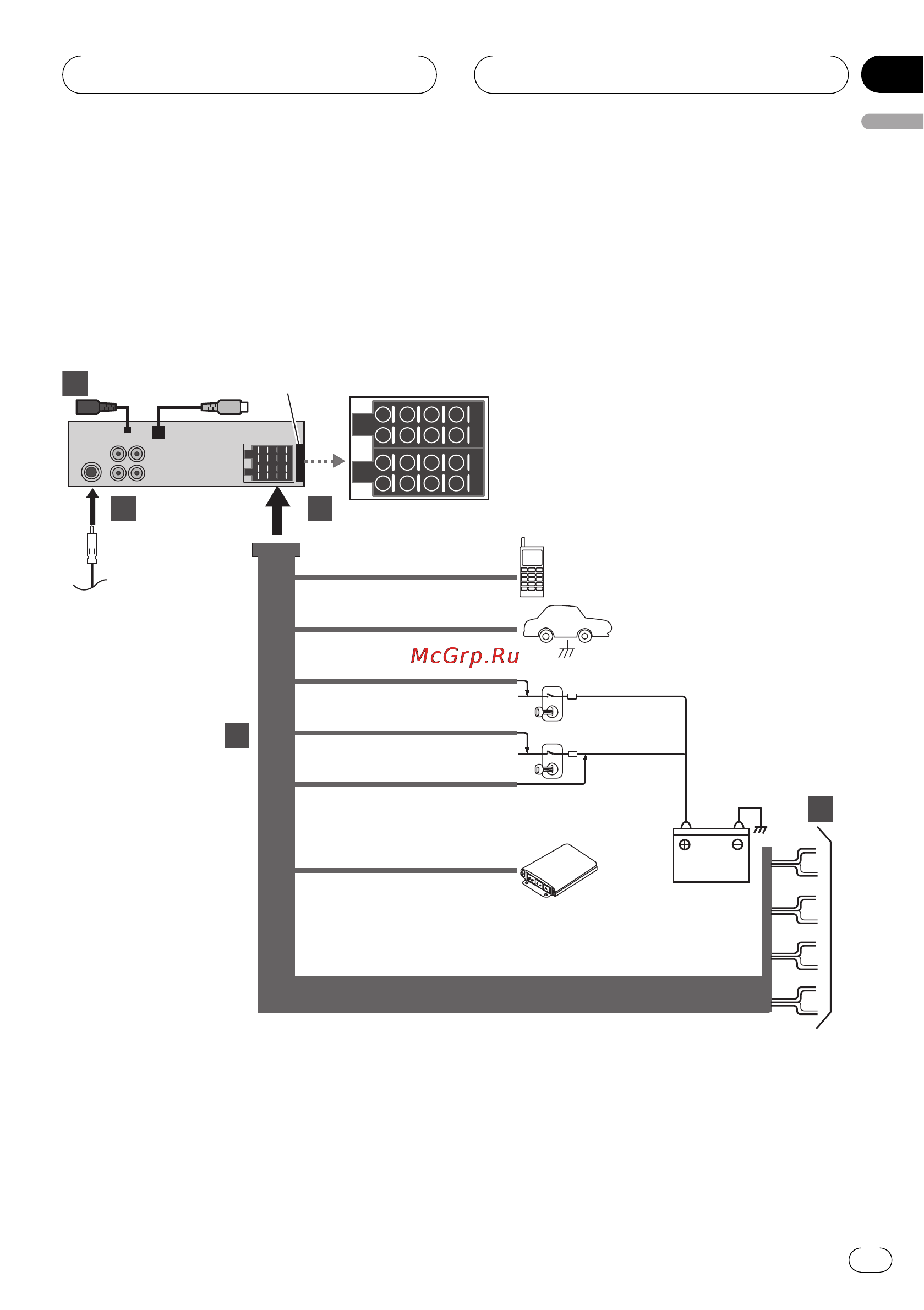 Pioneer DVH-390MP [43/115] Connecting to a car