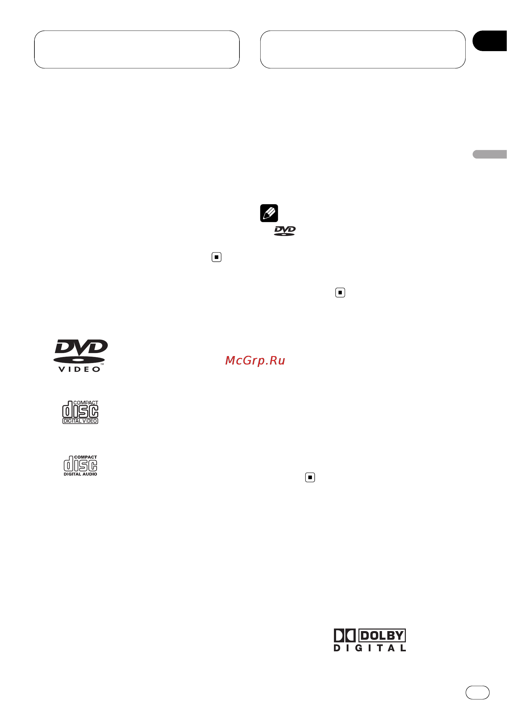 Pioneer DVH-390MP [61/115] О дисках dvd и video cd