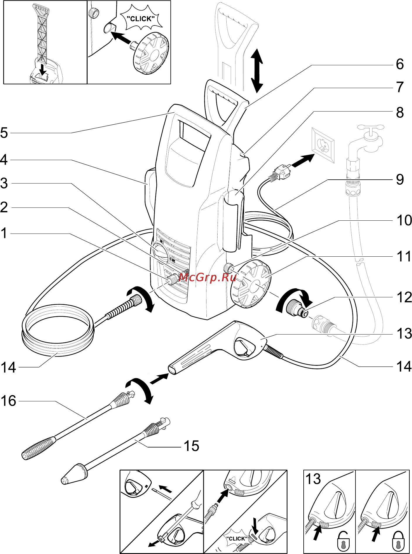 Karcher K 2.54 M plus Инструкция по эксплуатации онлайн [2/136] 7626