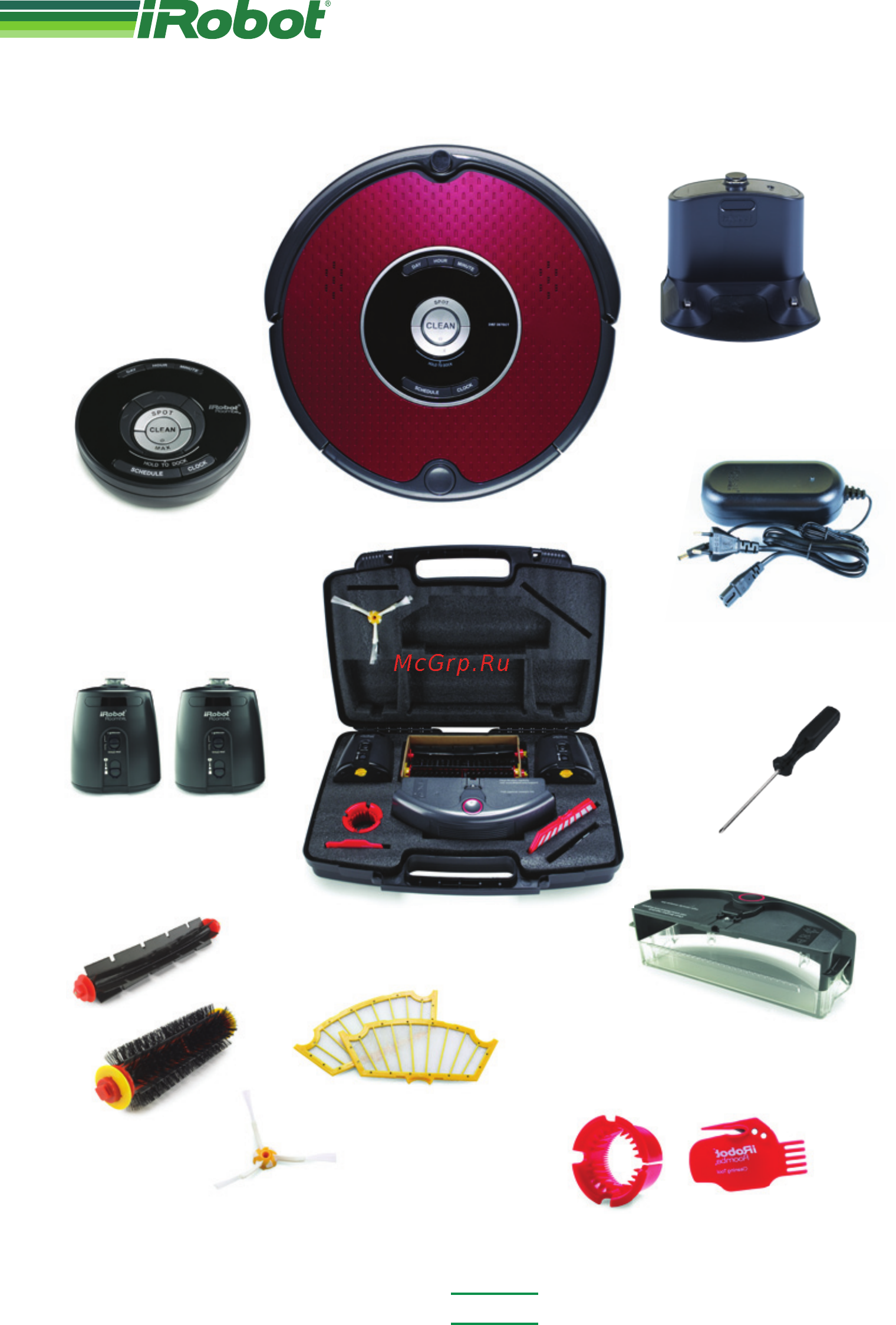 Irobot Roomba 625 Professional [4/36] Комплектация roomba 625