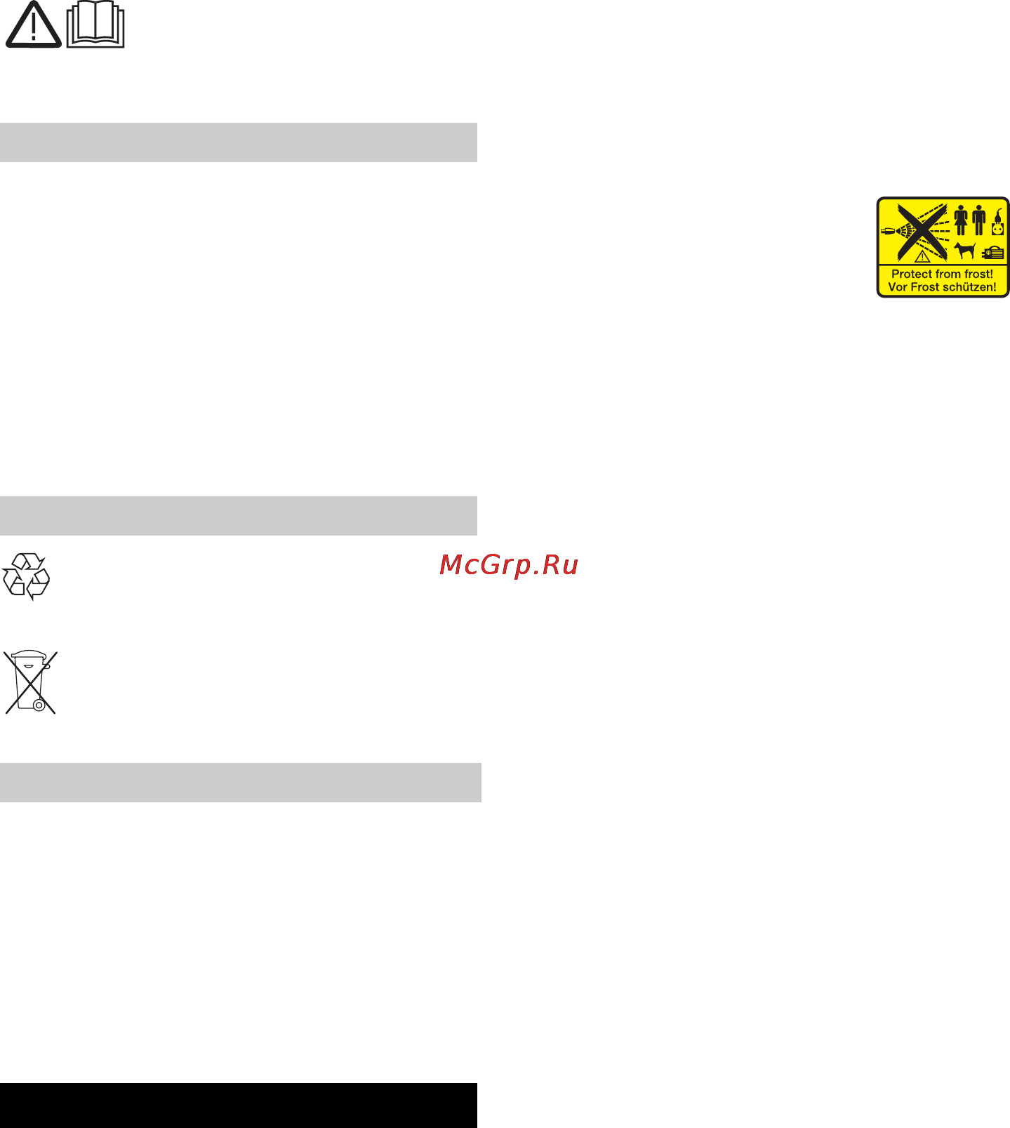 Karcher K 2.91 MD [78/136] Bezpečnostní pokyny