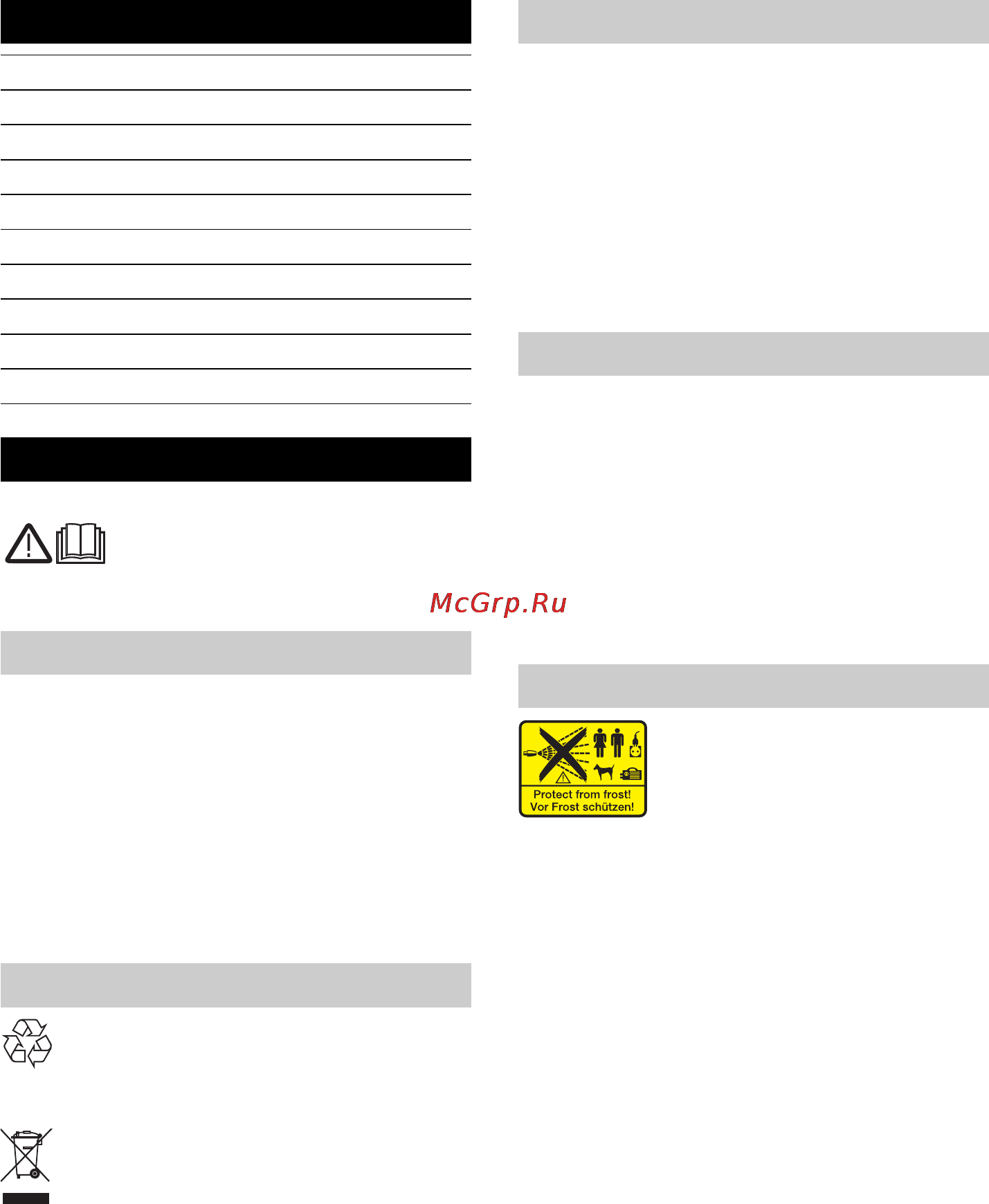 Karcher K 2.100 EU [11/212] Contents