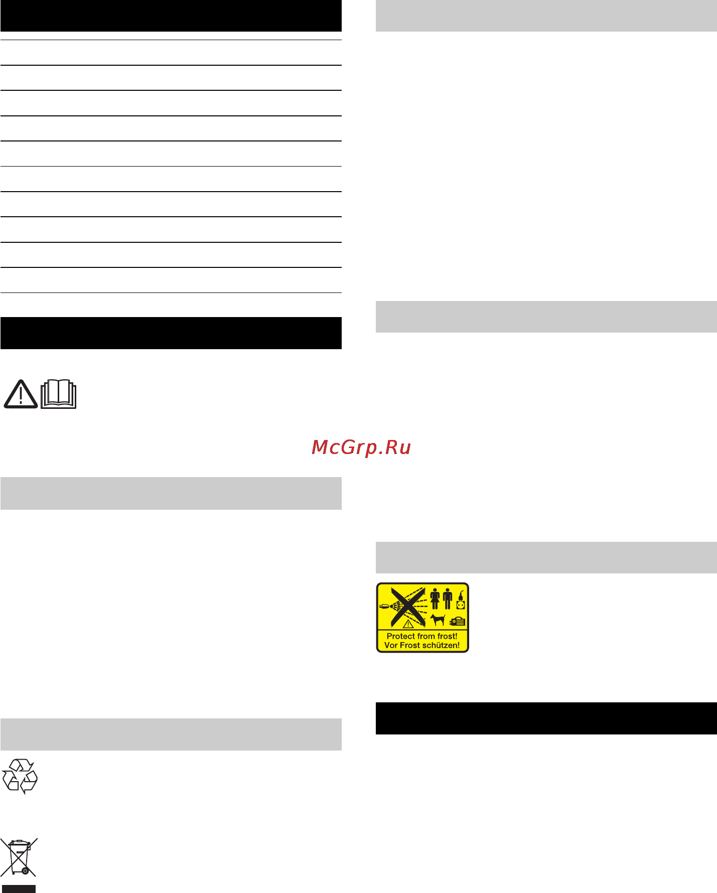 Karcher K 2.325 [82/212] Γενικές υποδείξεις