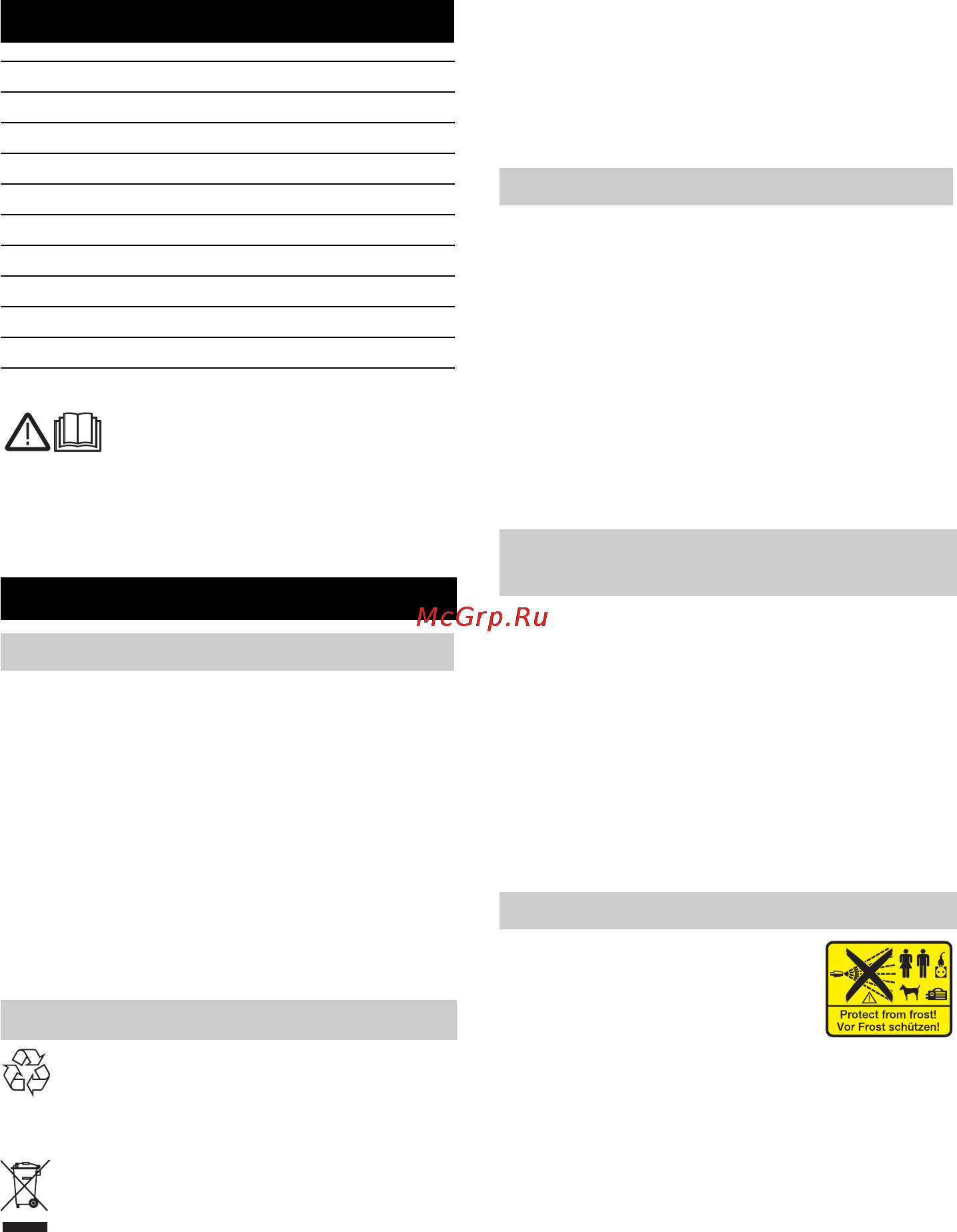 Karcher K 3.00 S [206/224] Bendrieji nurodymai