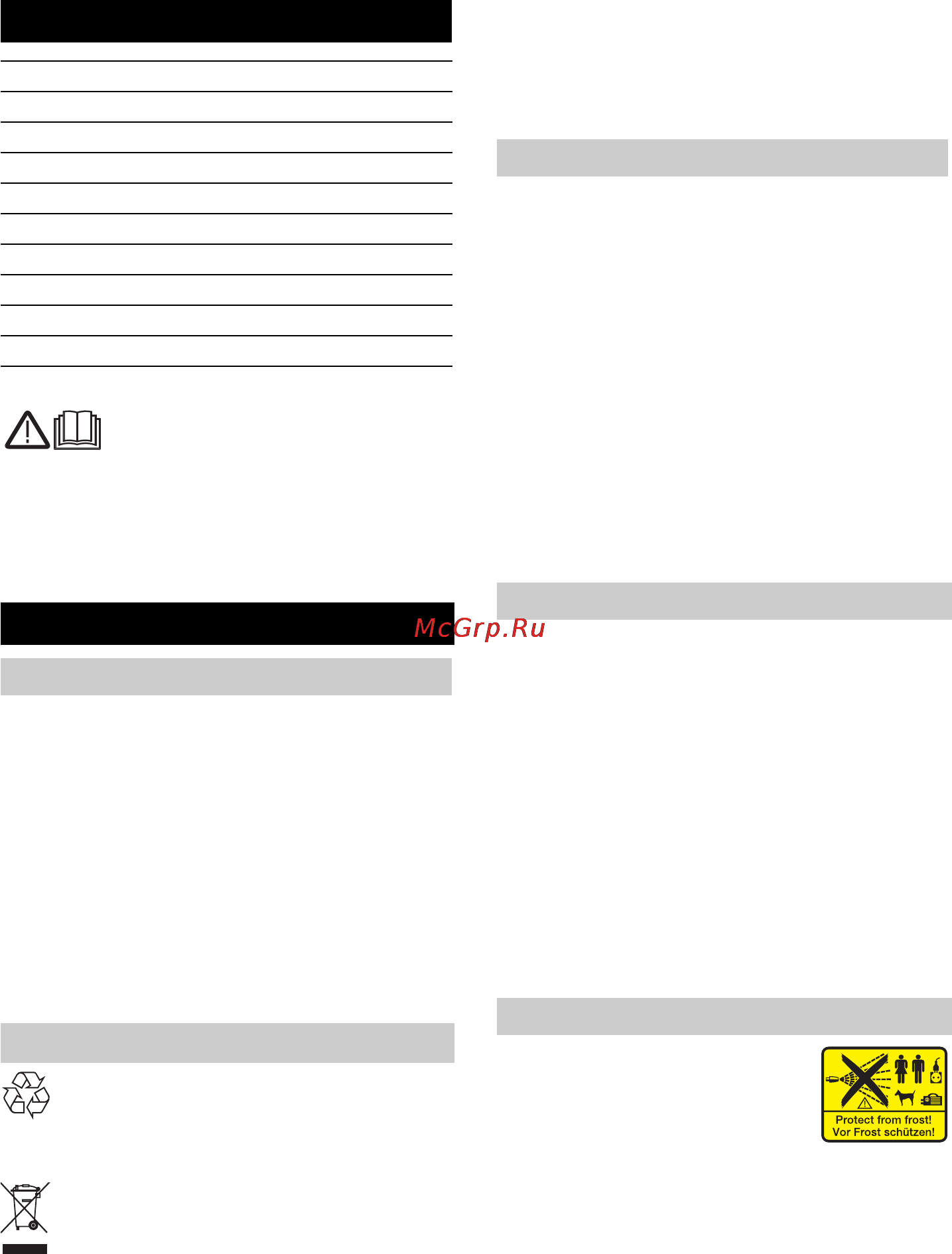 Karcher K 3.00 S [91/224] Γενικές υποδείξεις