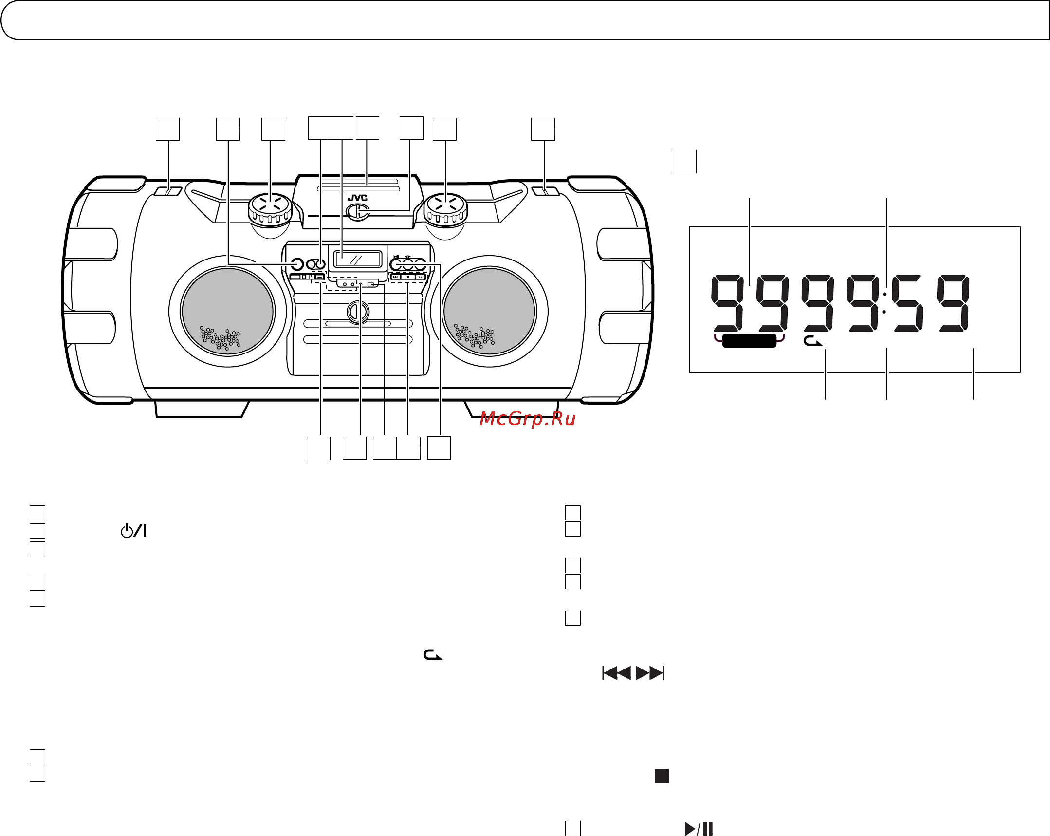 JVC RV-B99 BK Инструкция по эксплуатации онлайн [8/28] 7703