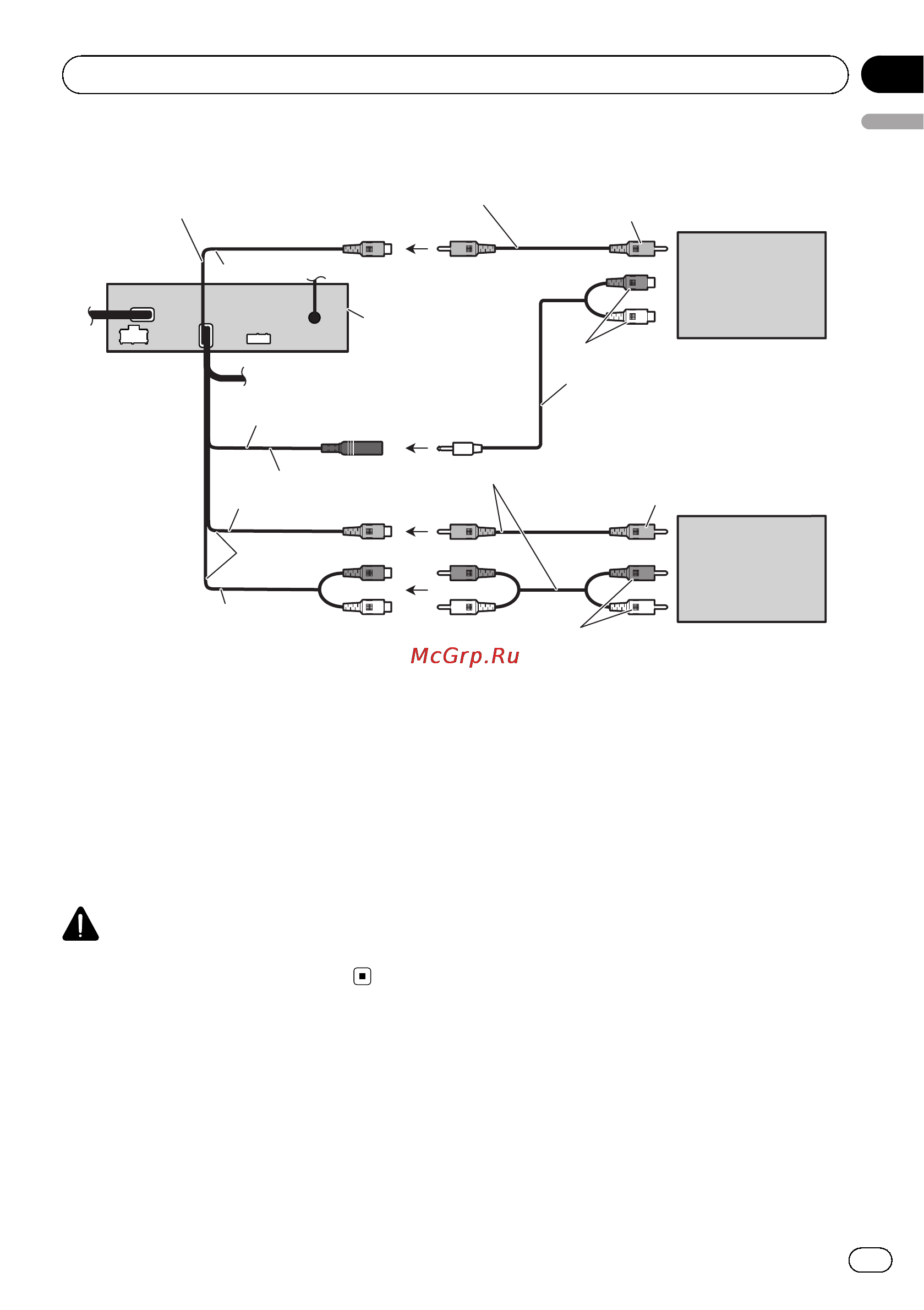 Pioneer AVH-5300DVD [7/76] Connecting the units