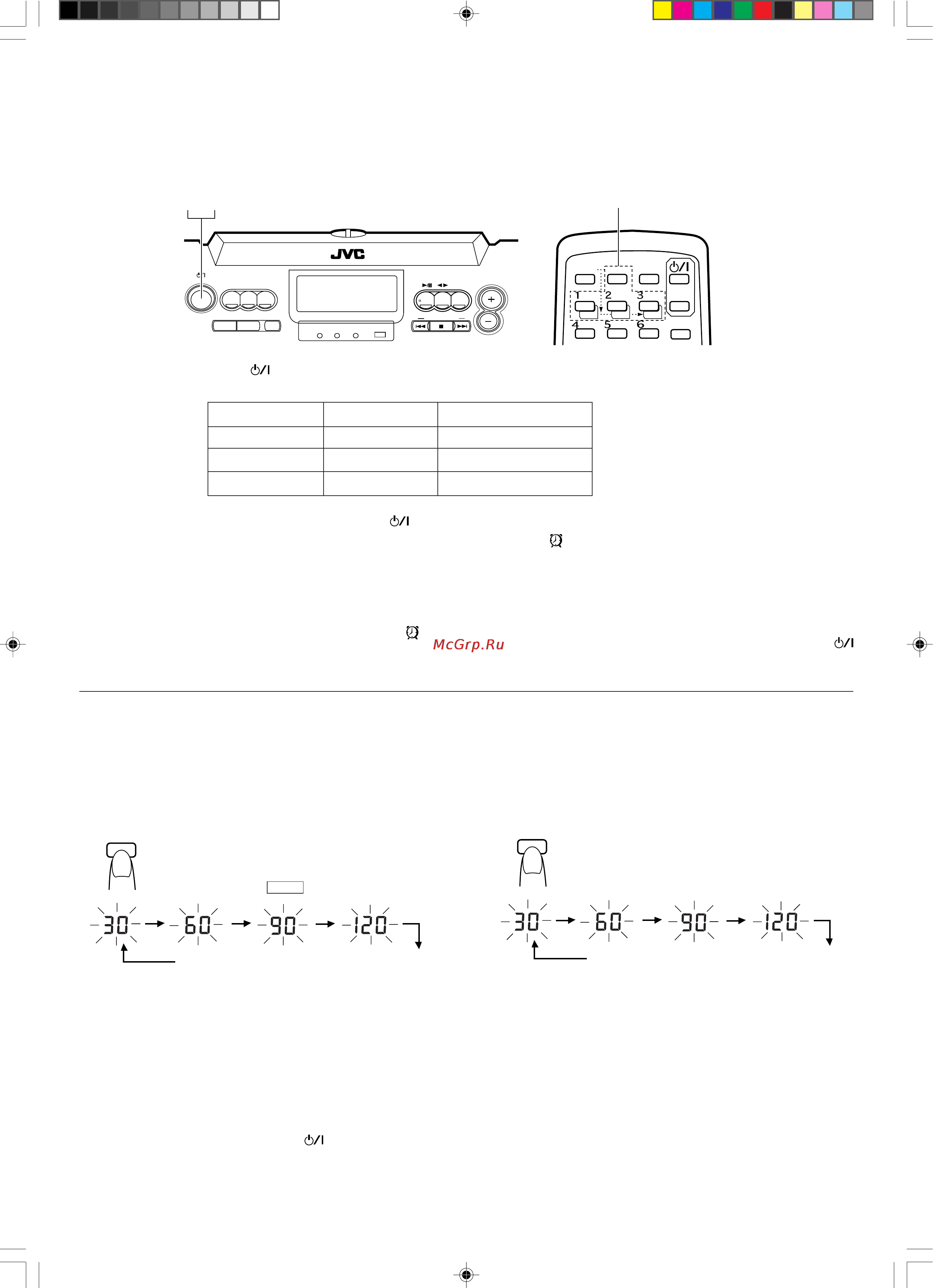 JVC RV-B550 RD [24/28] A используйте эту функцию если вы хотите заснуть под воспроизведение кассеты cd или радиопередачу