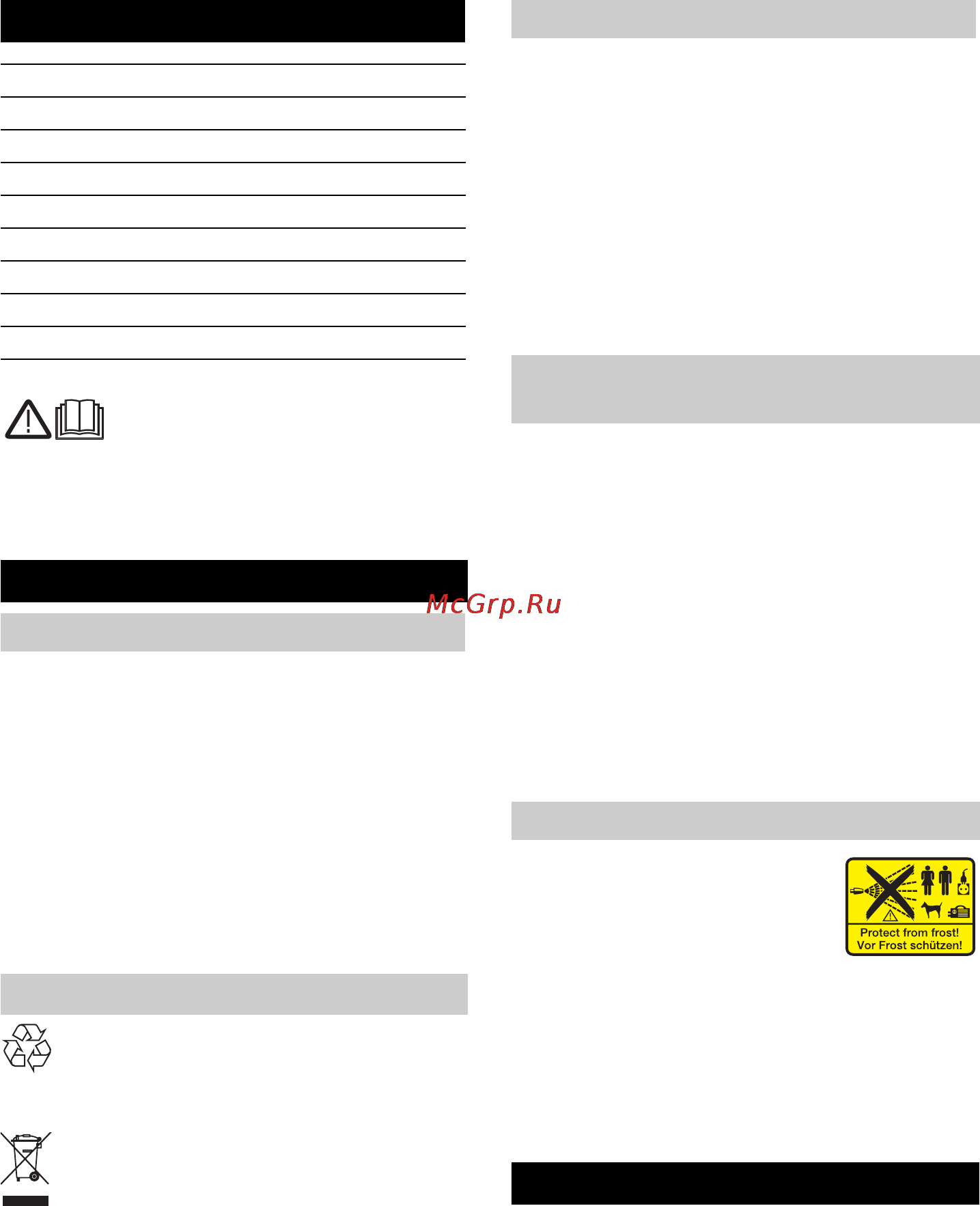 Karcher K 3.800 eco!ogic EU [17/200] Consignes de sécurité