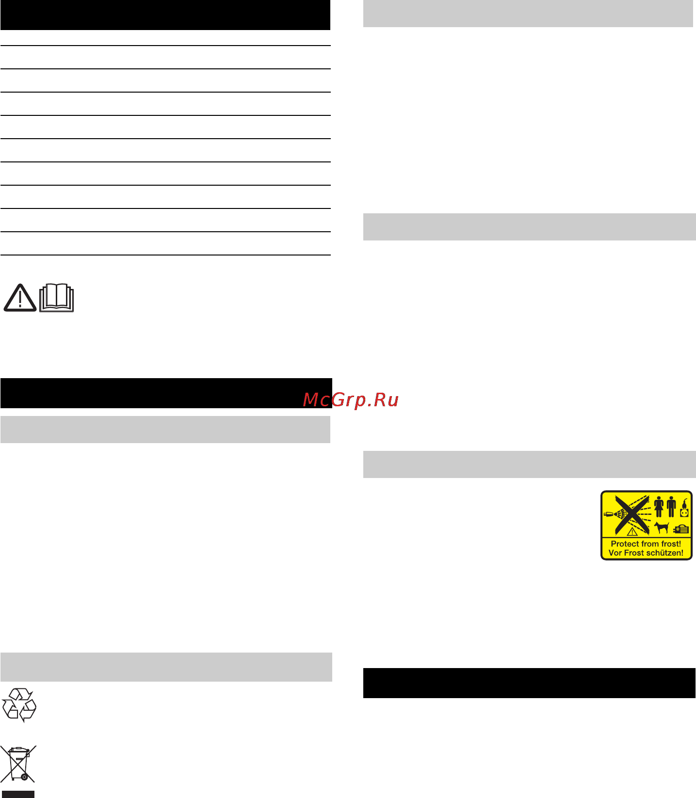 Karcher K 3.800 eco!ogic EU [66/200] Allmänna anvisningar