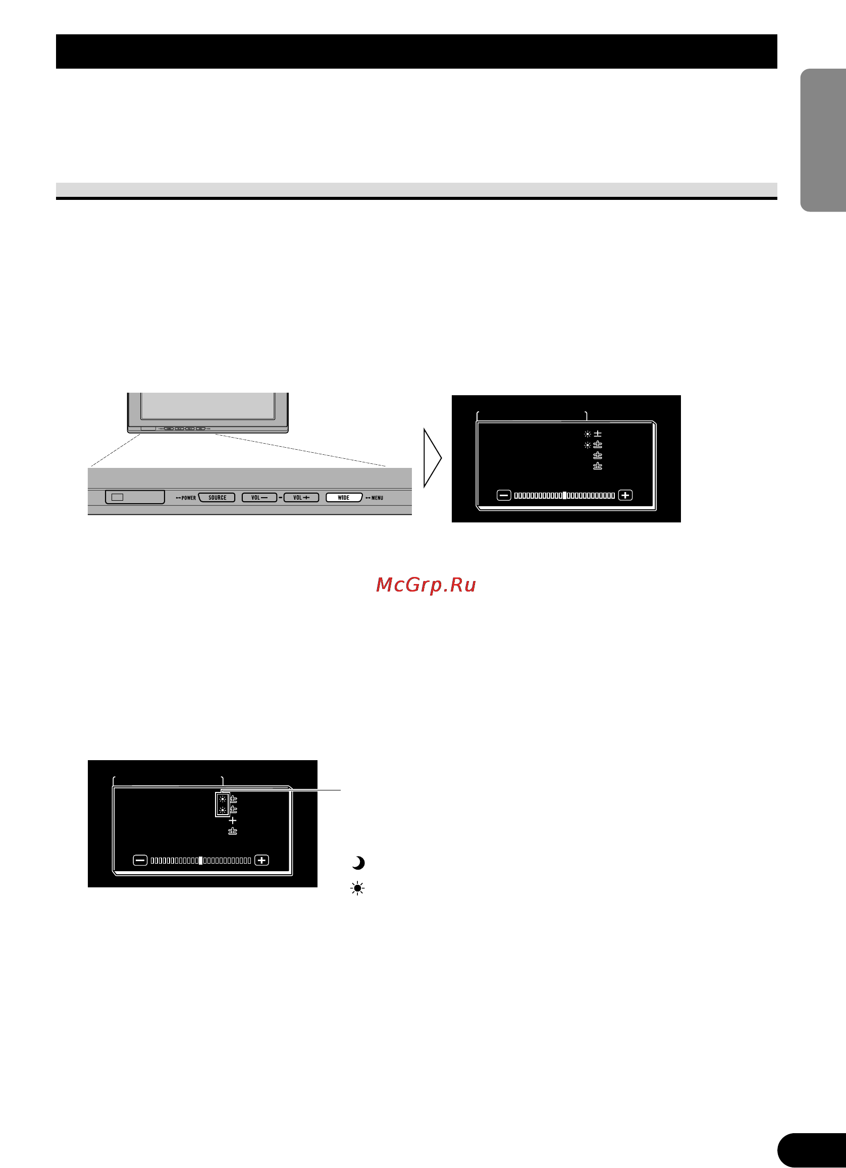 Pioneer AVD-W1100V [15/226] Adjusting the screen