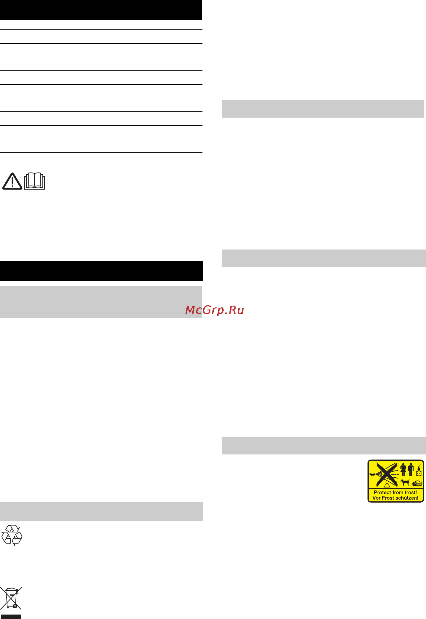 Karcher K 3.65 MD EU [134/212] Instrukcje ogólne