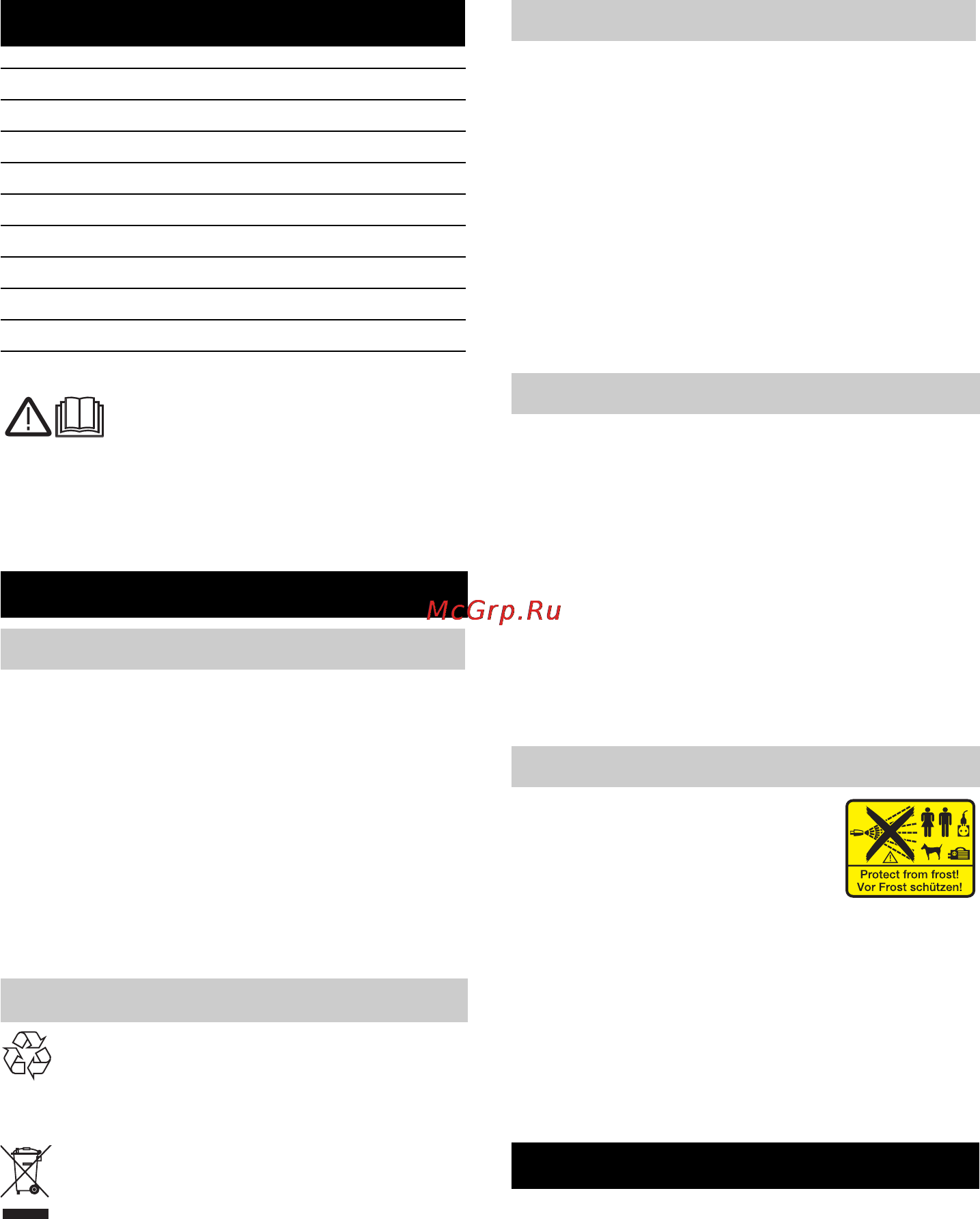 Karcher K 3.65 MD EU [26/212] Avvertenze generali