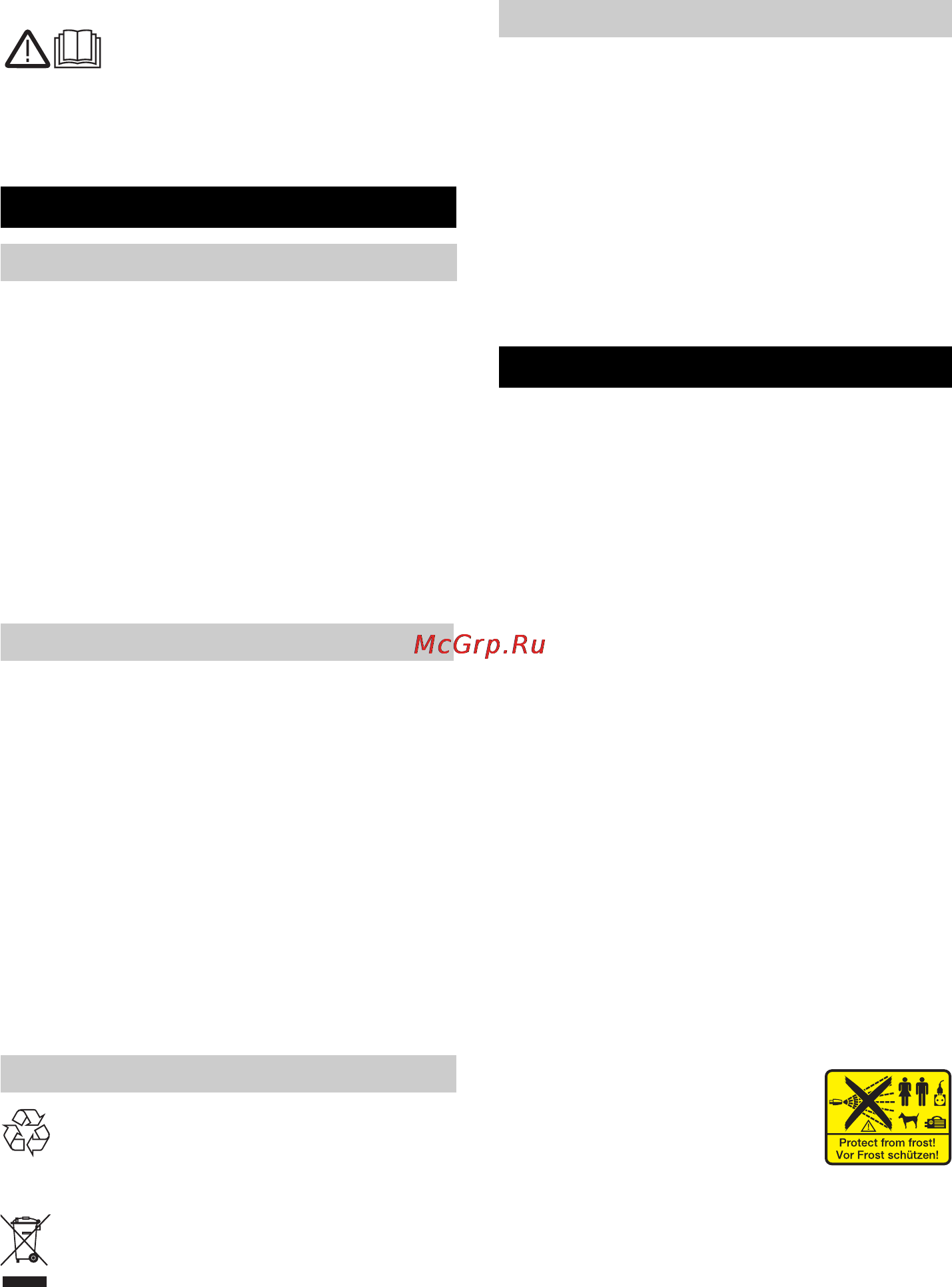 Karcher K 3.91 MD [107/172] Wskazówki bezpieczeństwa