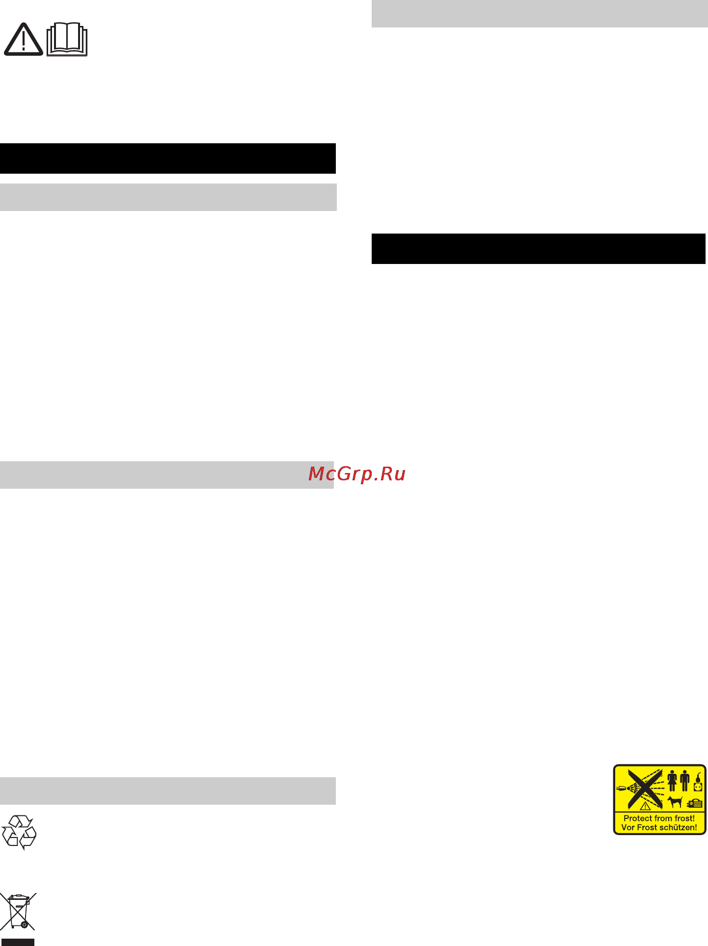 Karcher K 3.97 M Plus [107/184] Instrukcje ogólne