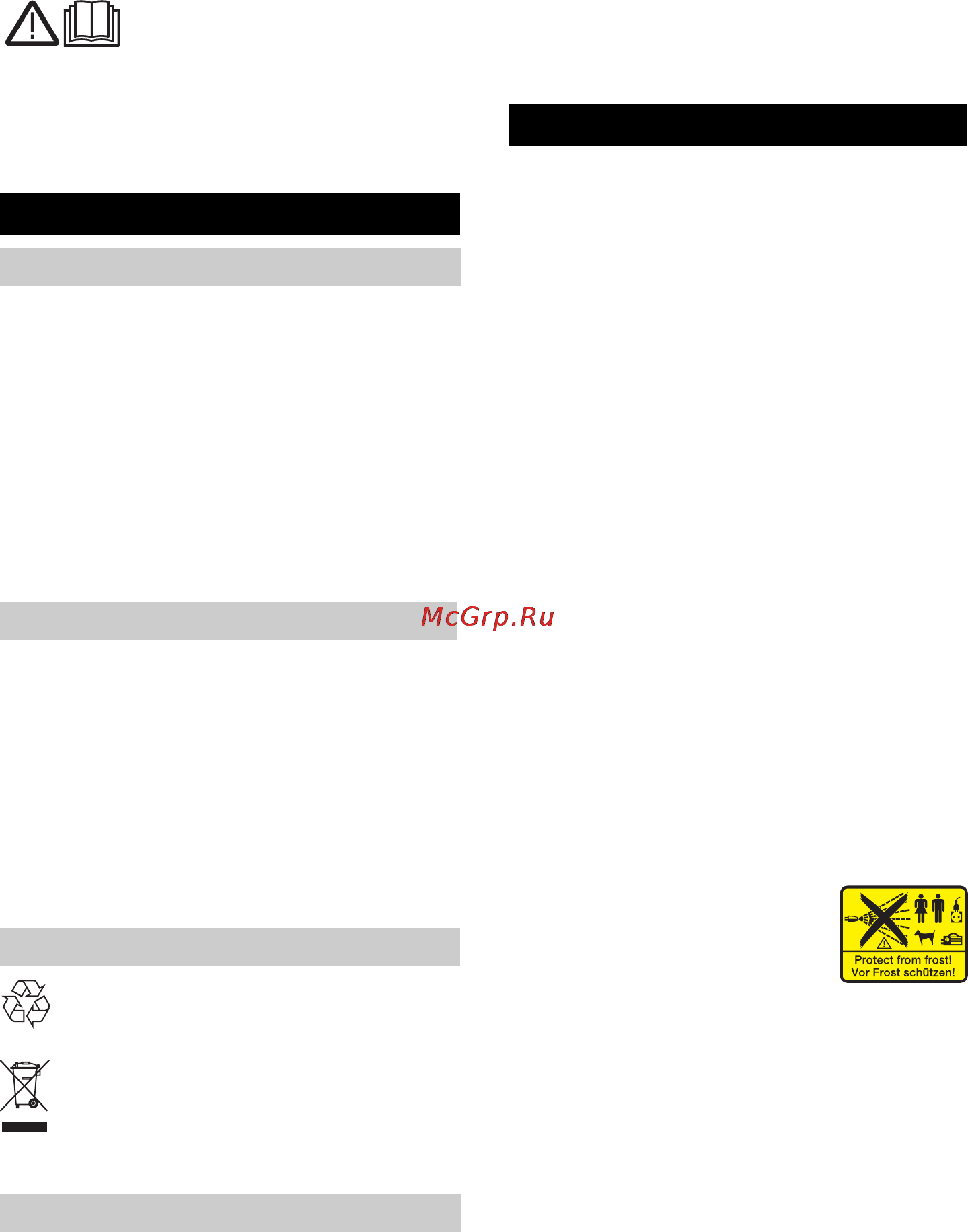 Karcher K 3.97 M Plus [21/184] Avvertenze generali