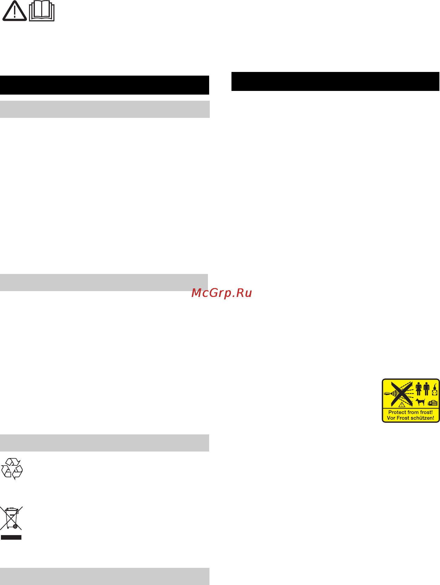 Karcher K 3.97 M Plus [27/184] Algemene instructies