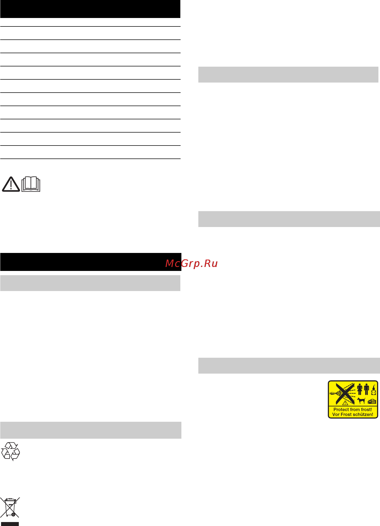 Karcher K 3.700 [173/258] Cuprins