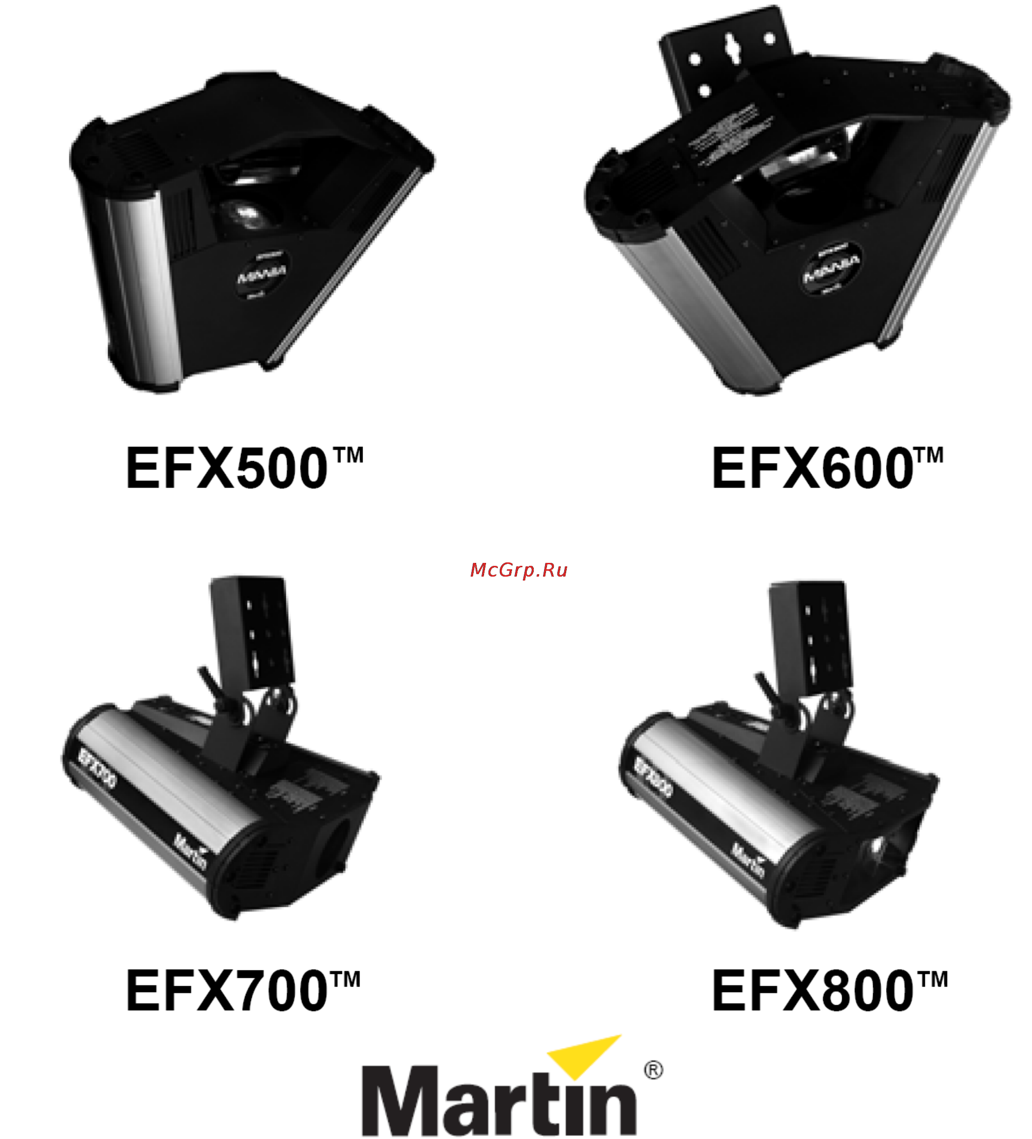 Martin Pro MANIA EFX500 Инструкция по эксплуатации онлайн