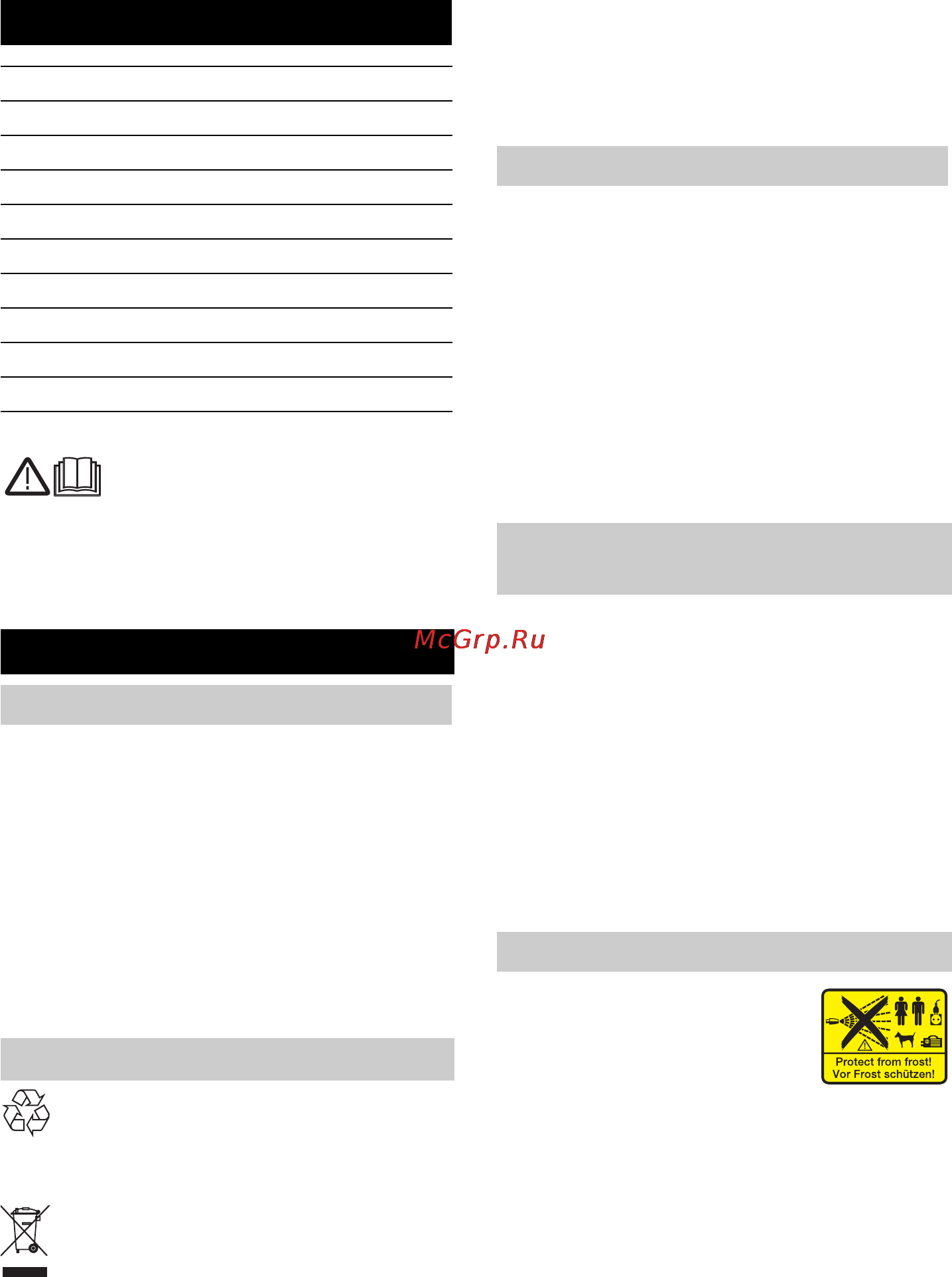 Karcher K 5.75 Jubilee [13/236] General information