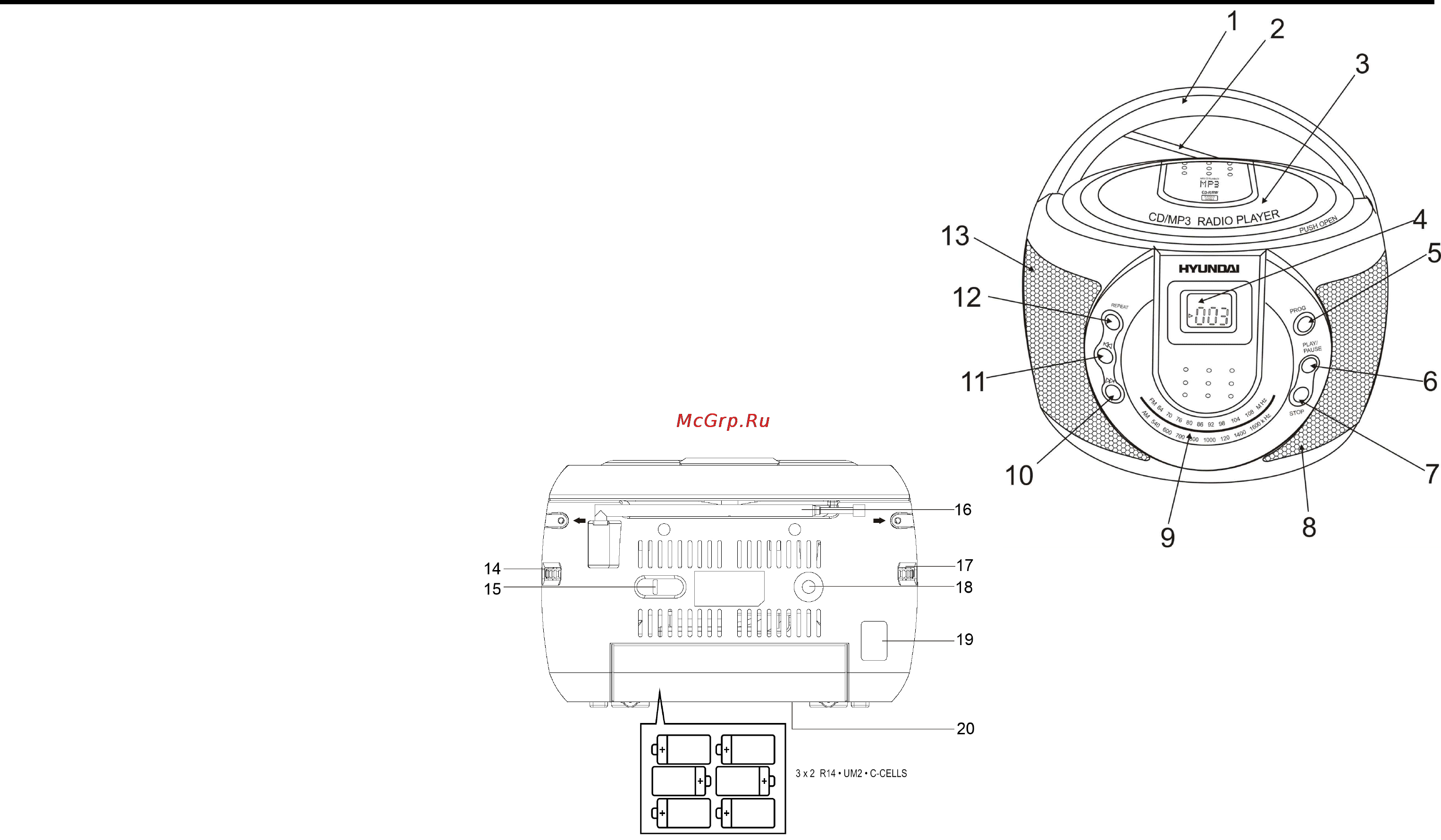 Hyundai H-1414 [2/9] Description