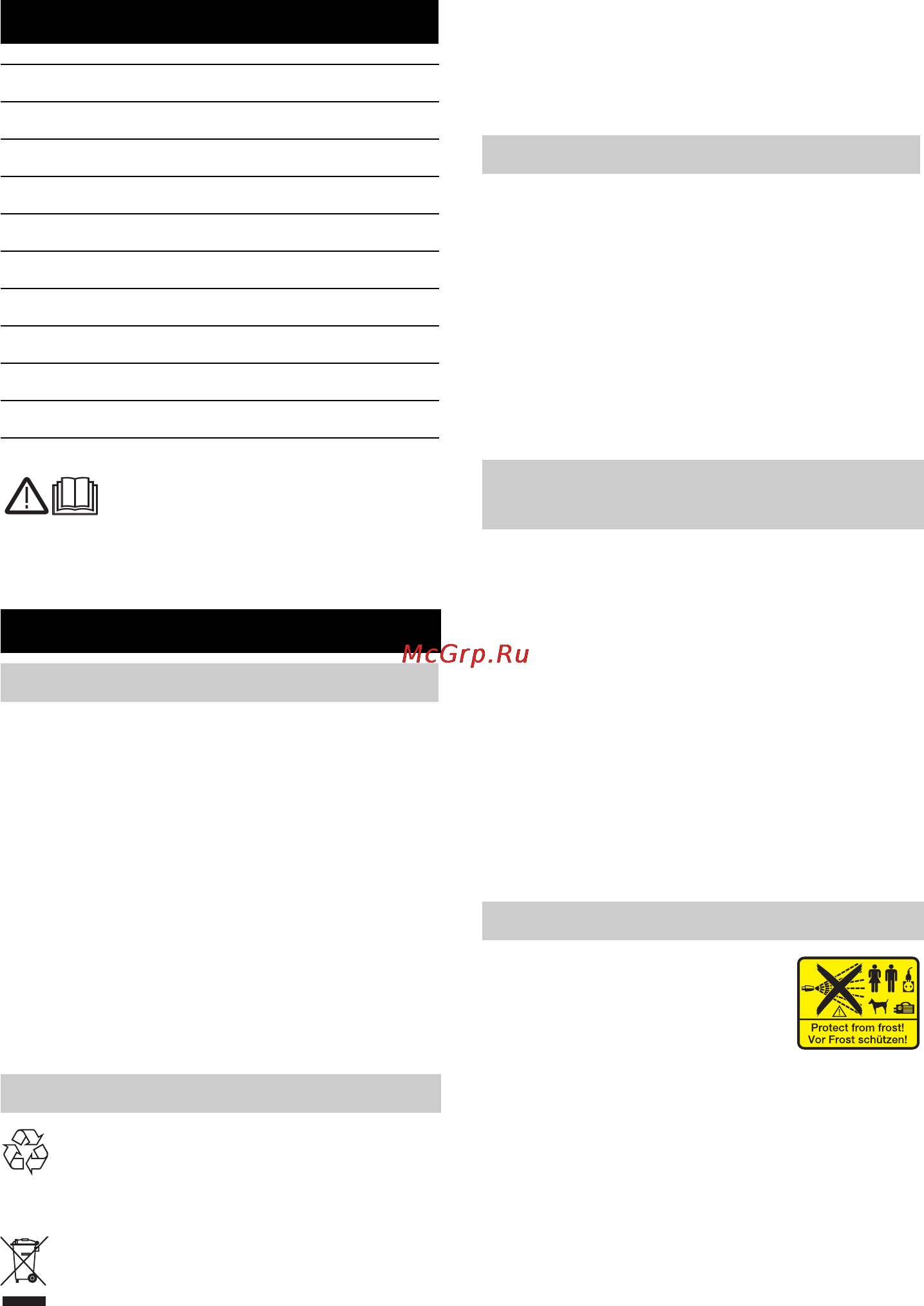 Karcher К 5. 520 [129/228] Obecná upozornění