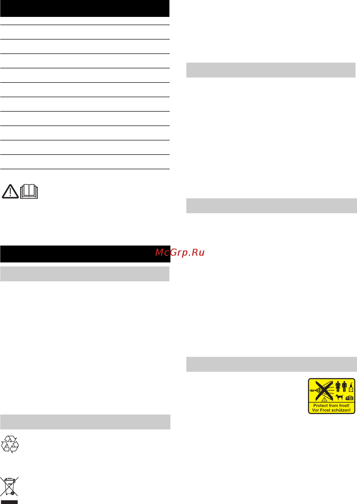 Karcher К 5. 520 [37/228] Algemene instructies