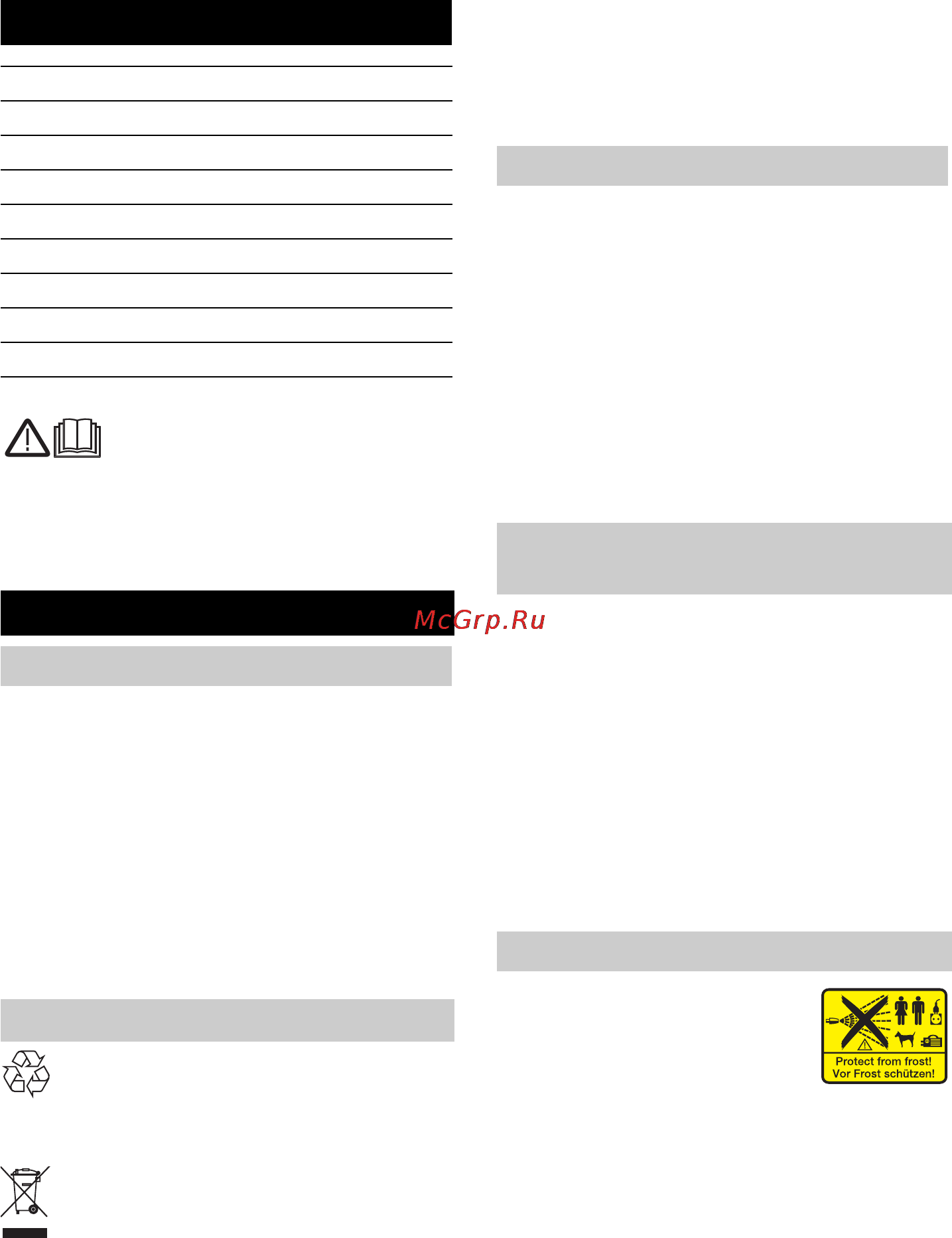 Karcher K 5.70 MD [11/225] Contents