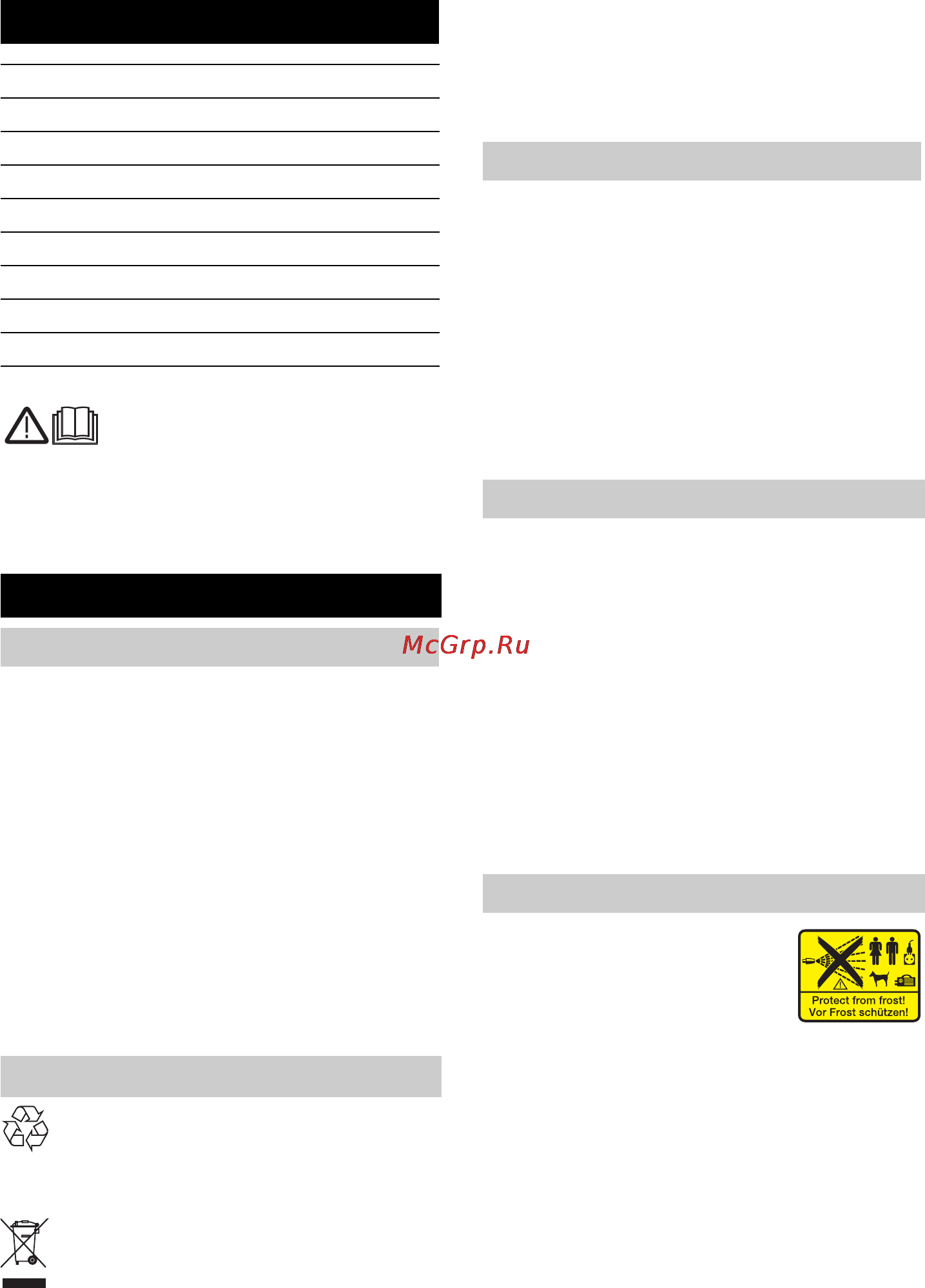Karcher K 5.70 MD [166/225] Opće napomene