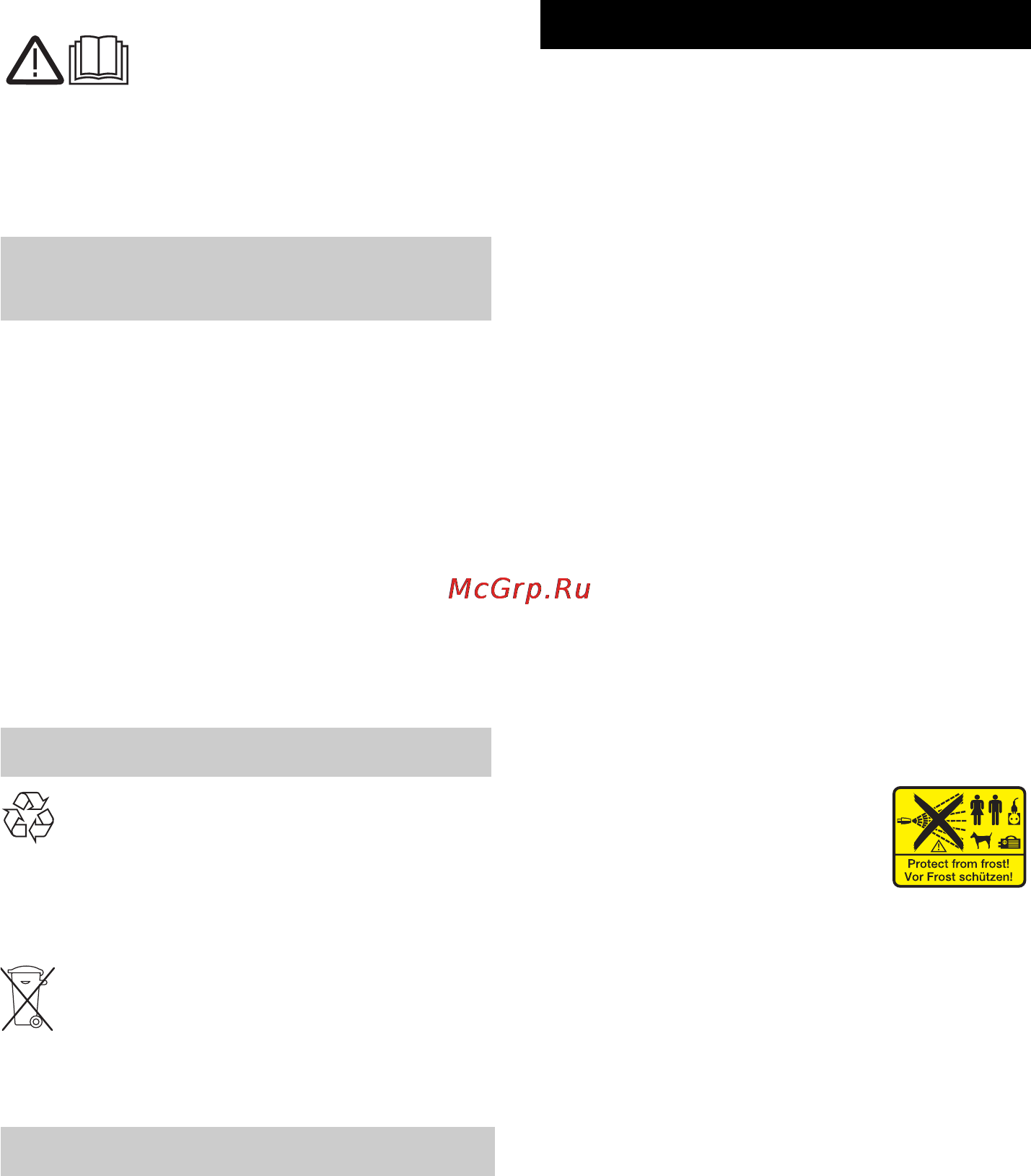 Karcher K 6.85 MD [136/196] Bezpečnostné pokyny