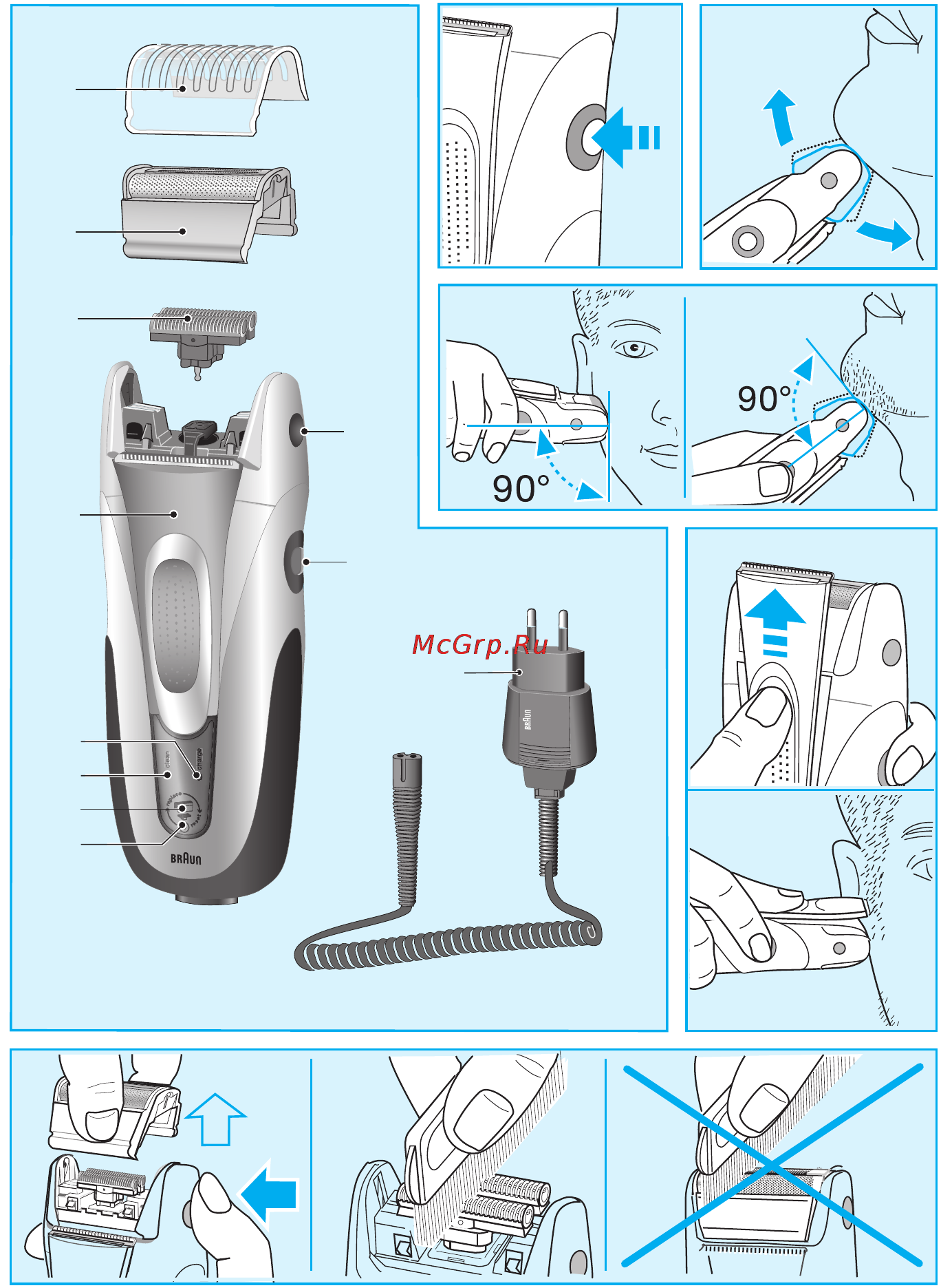 Braun 3 390 3 CC5 Инструкция по эксплуатации онлайн [3/10] 7913